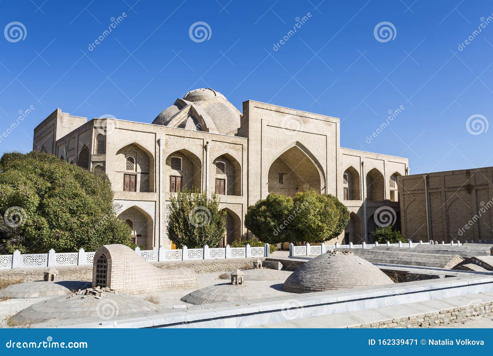 the muslim shrine, the mausoleum of bahauddin nakshbandi in bukhara,