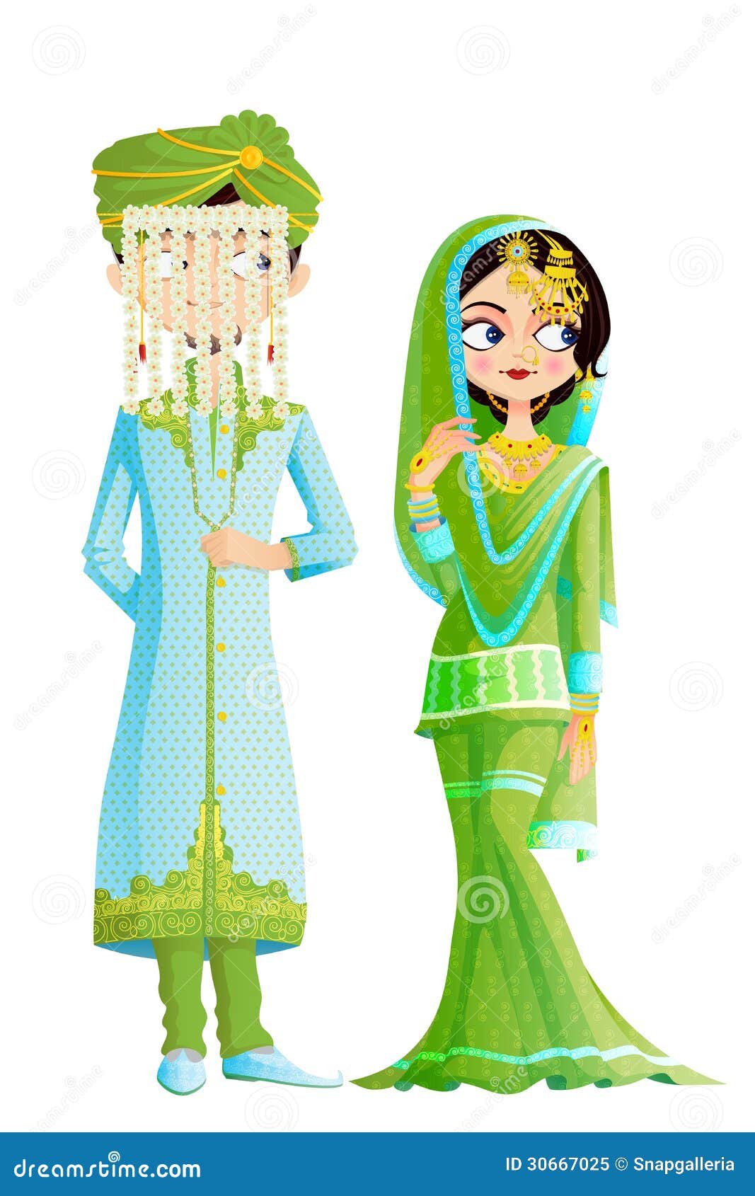 muslim wedding couple