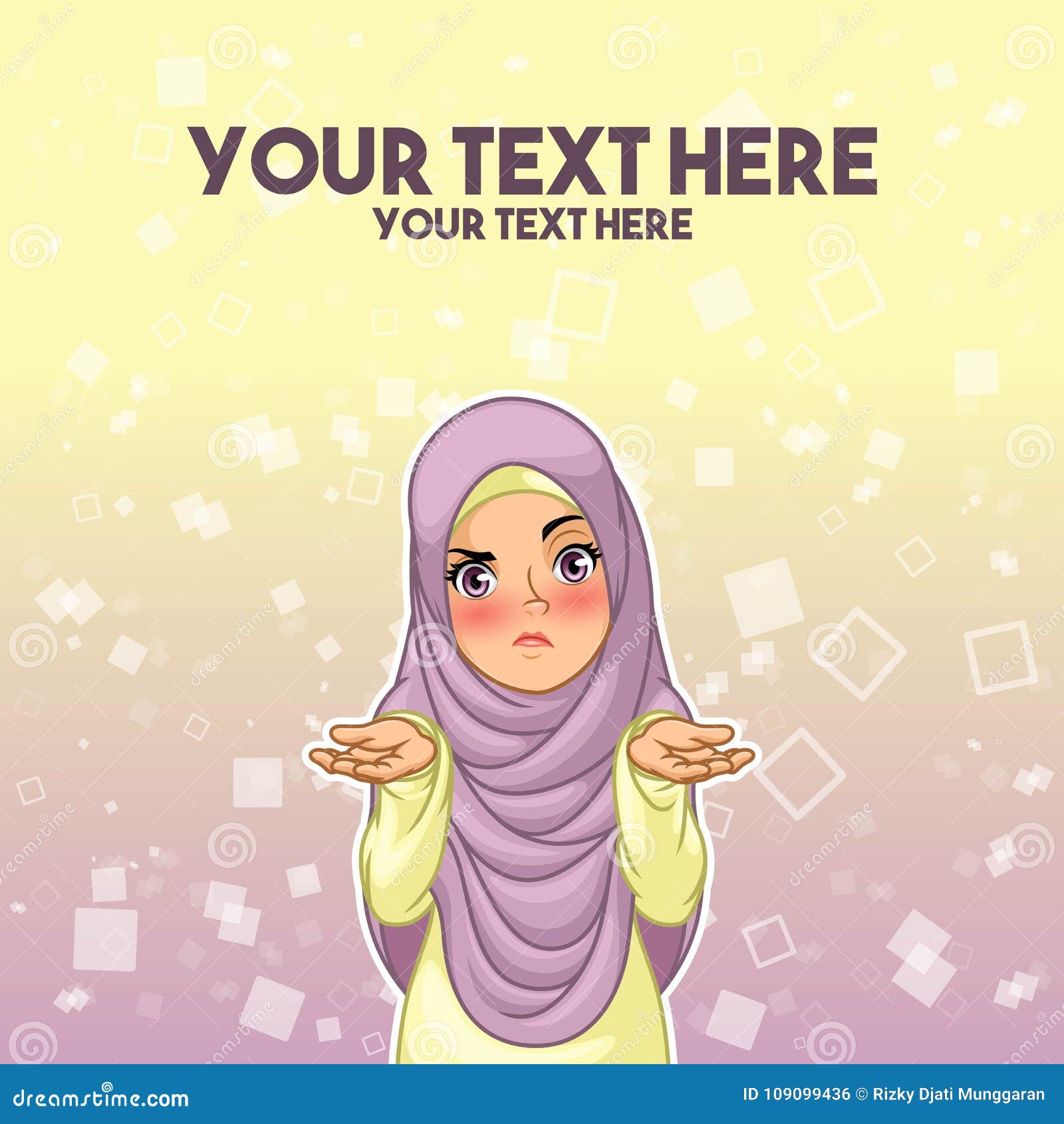 Premium Vector  Young muslim woman wearing hijab taking photo with camera aesthetic  profile