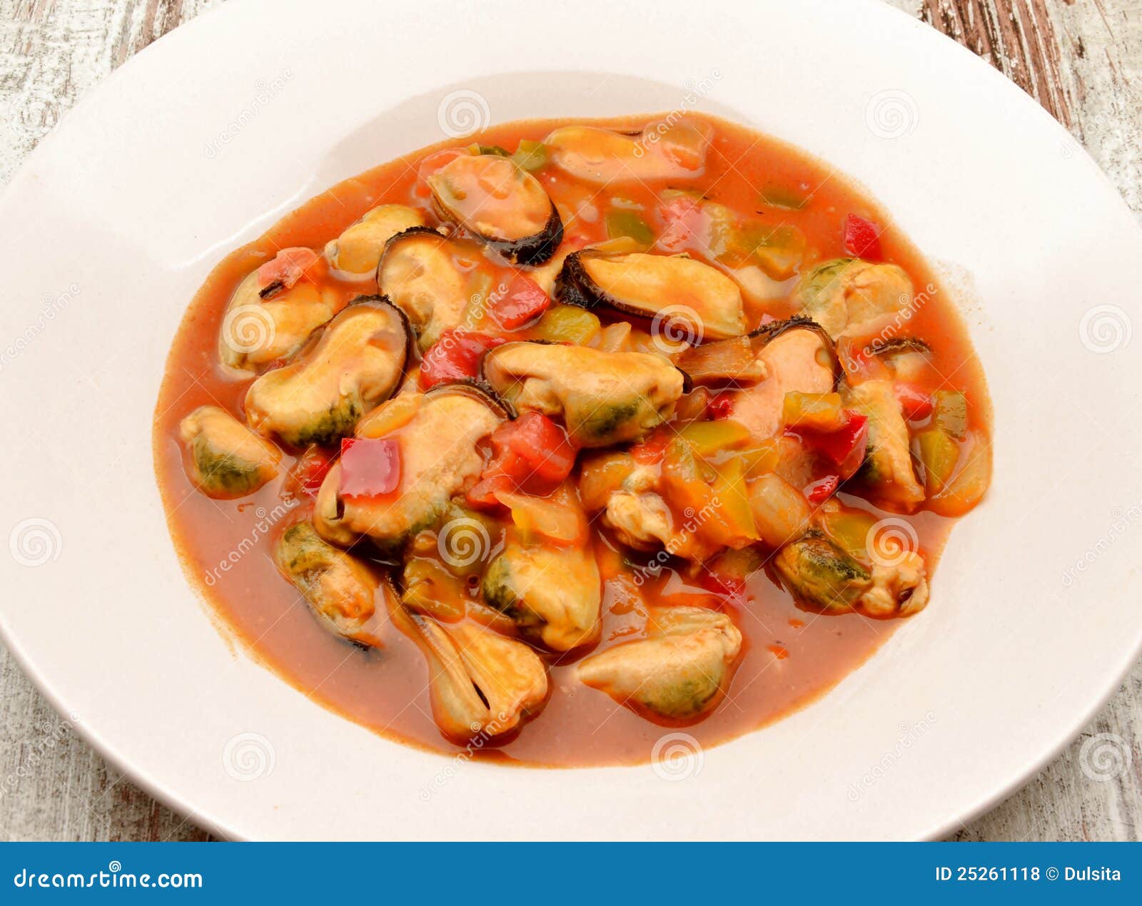 Mussel Stew with Tomato Sauce Stock Photo Image of boiled, diet 25261118