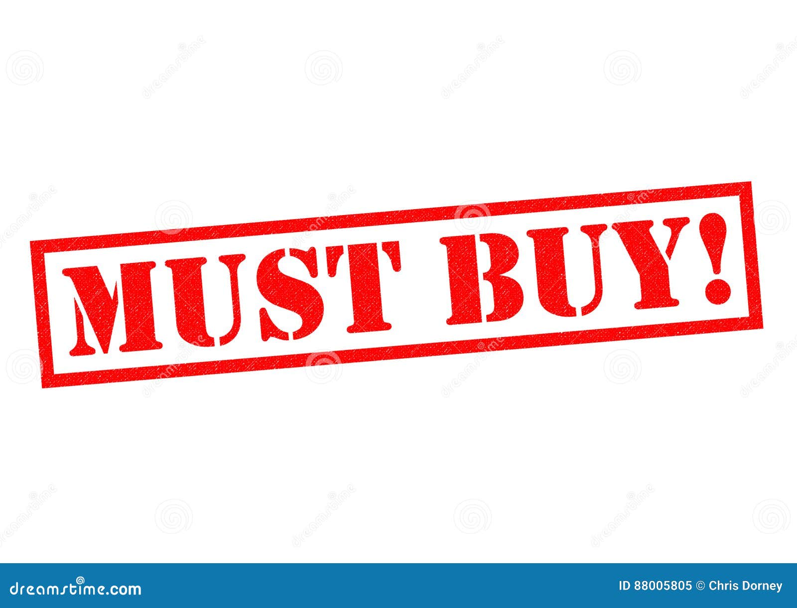 MUST BUY! stock illustration. Illustration of offer, buyer 88005805