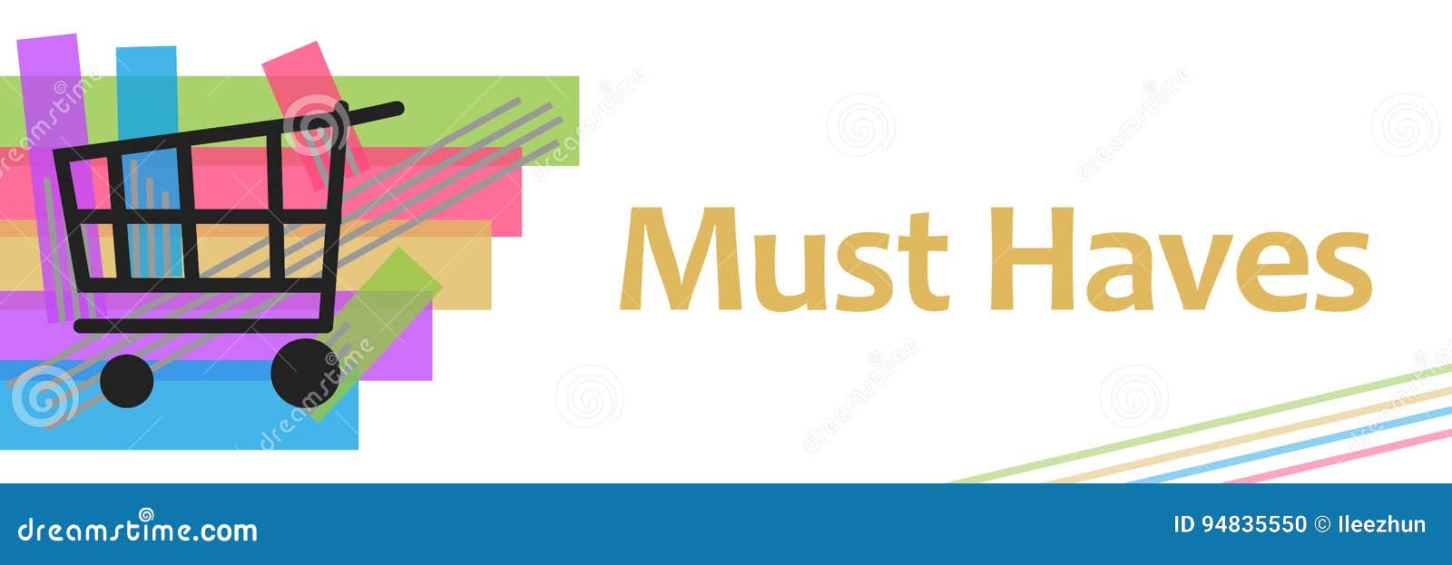 must haves colorful stroked stripes