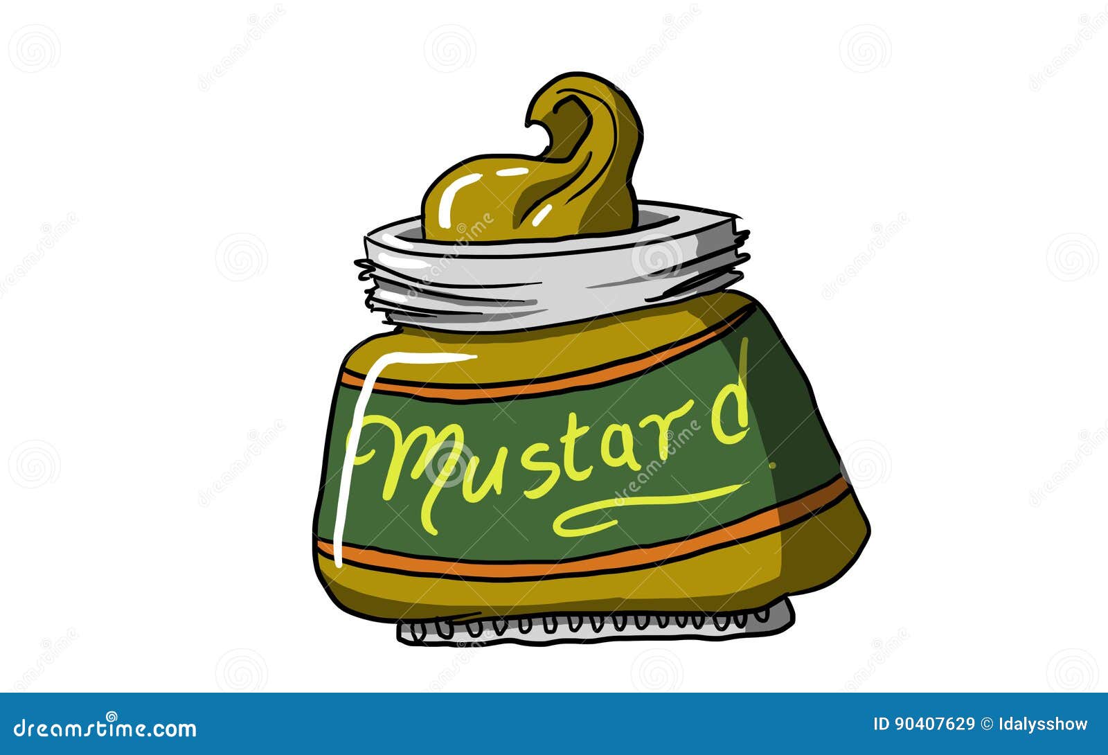 mustard bottle, 