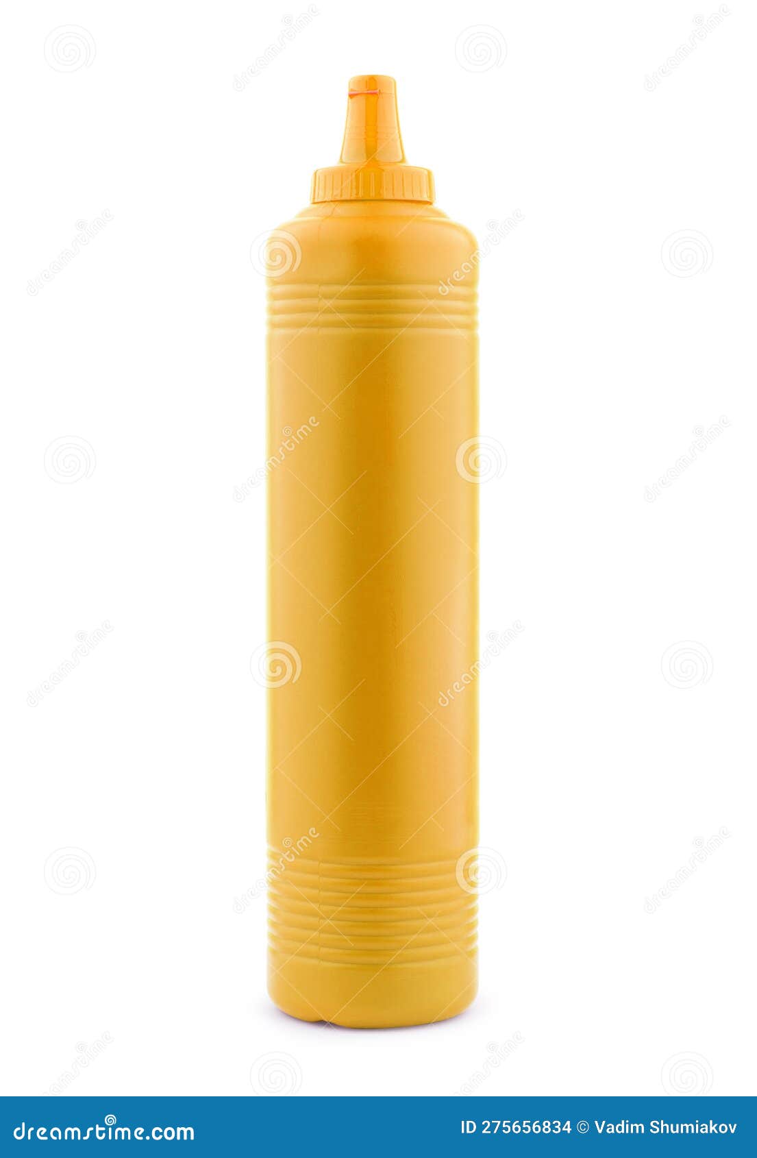 Mustard Bottle Lying beside the Mustard Sauce Stock Photo Image of
