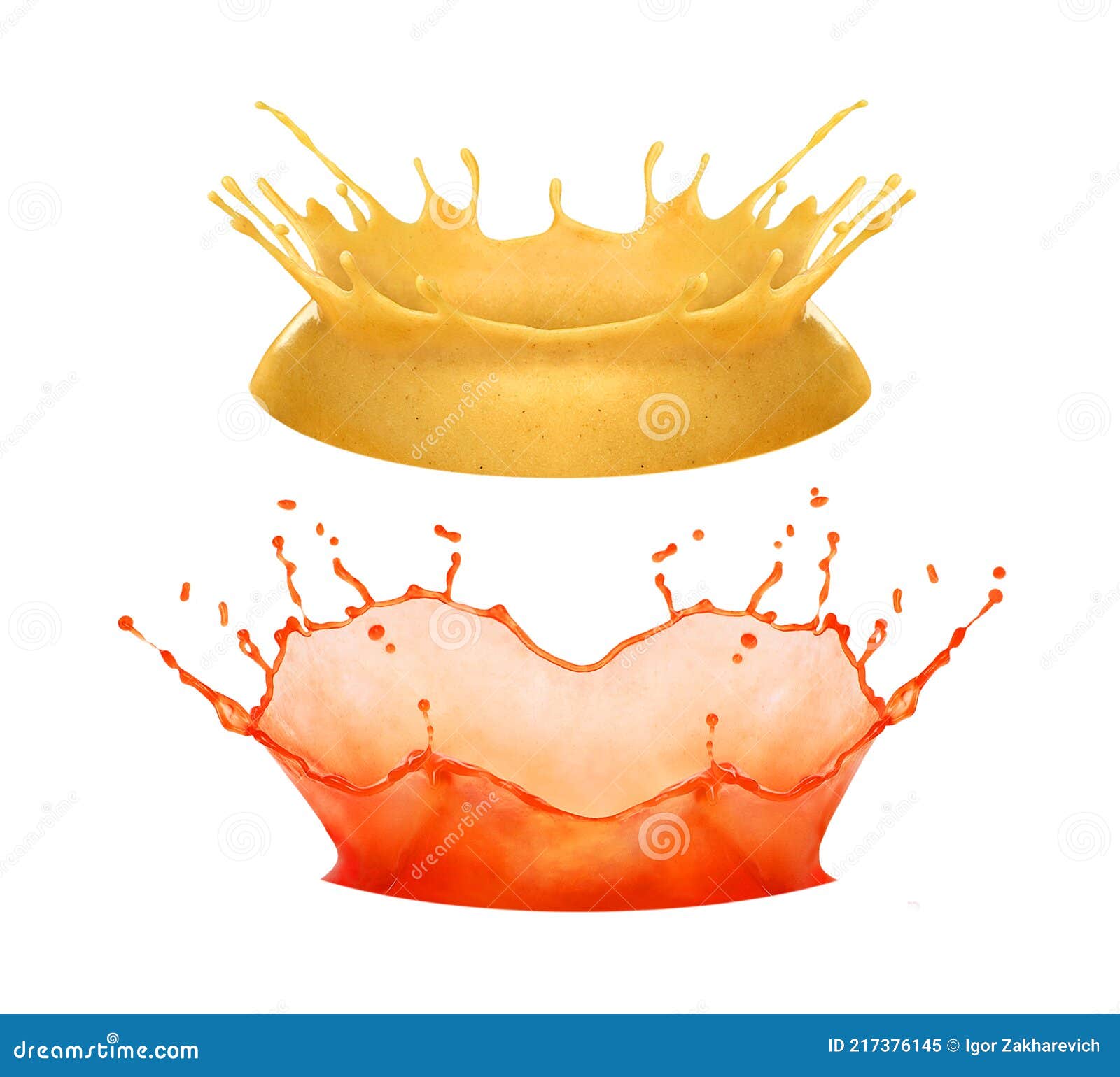 Mustard and ketchup splash stock image. Image of delicious - 217376145