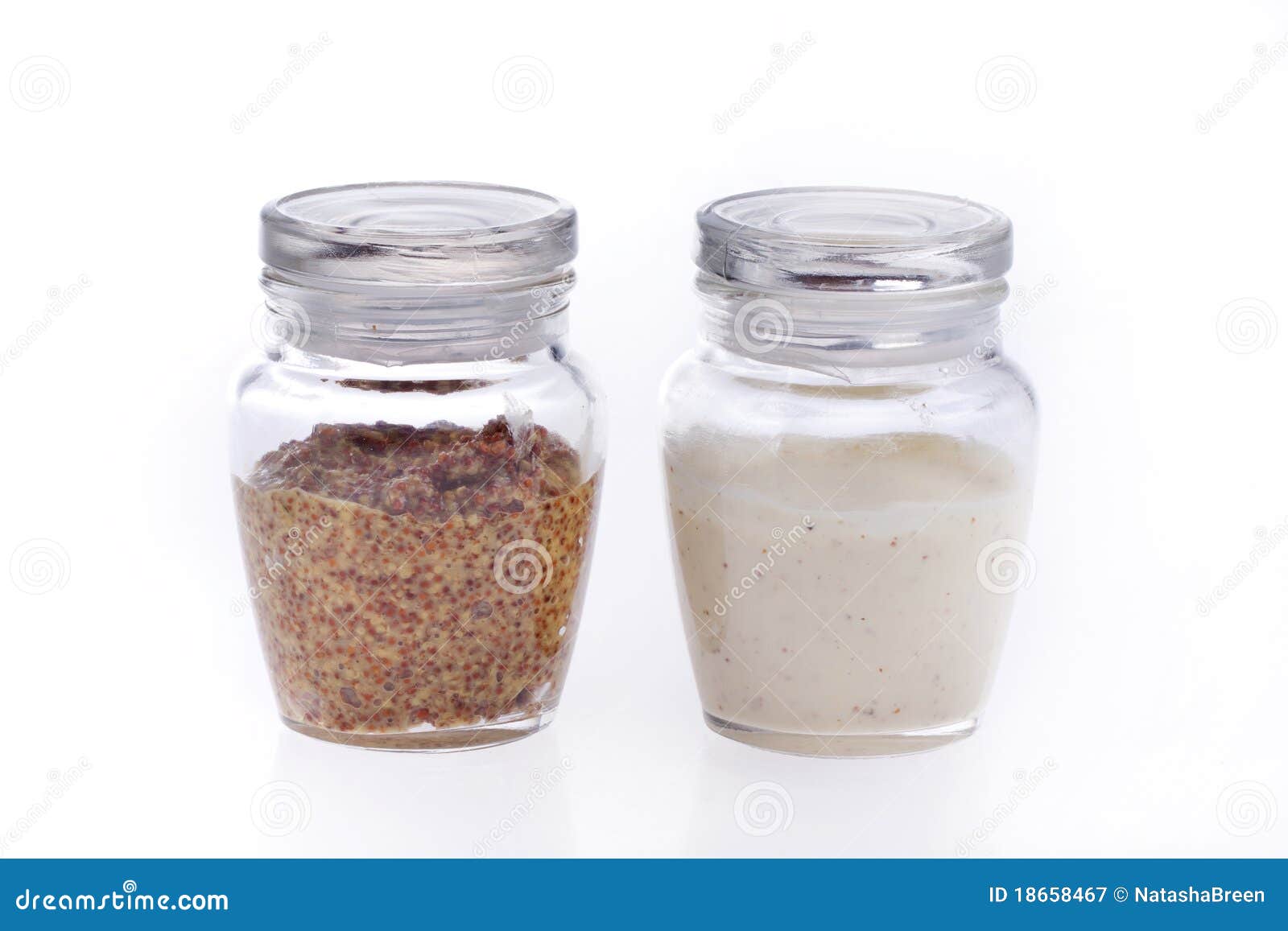 Mustard and mayonnaise stock image. Image of mayonnaise 18658467