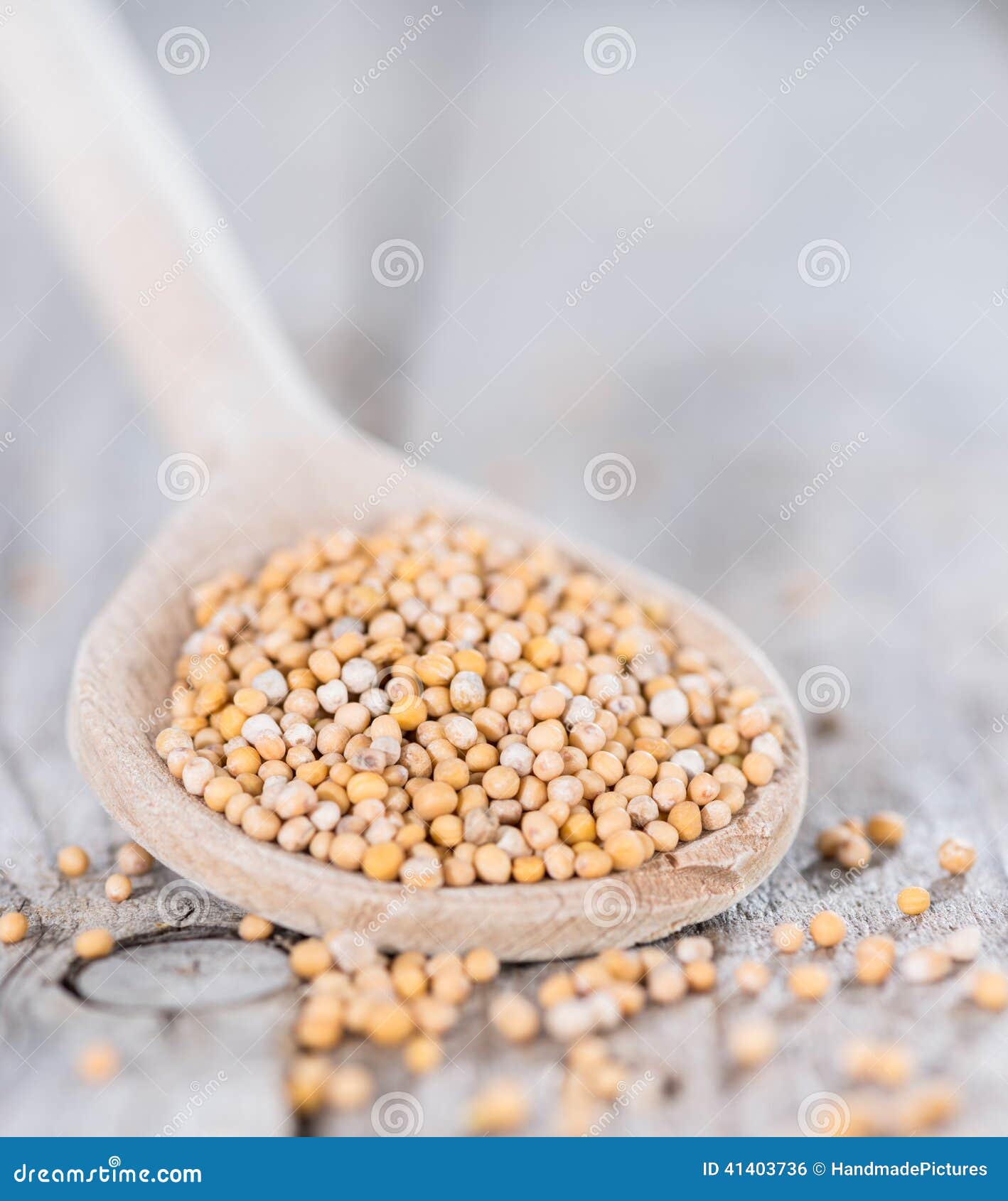 Mustard Seeds on a Cooking Spoon Stock Photo Image of appetizing