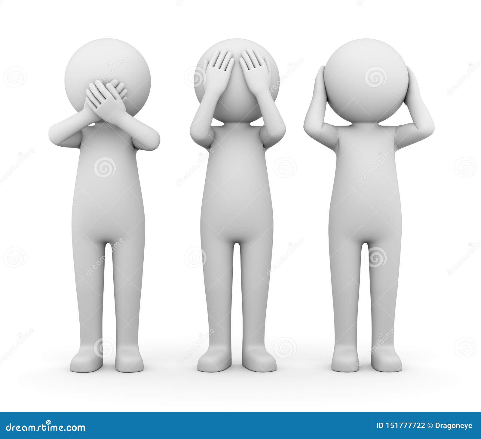 pics Deaf Dumb And Blind Person https www dreamstime com mute blind deaf three white men d illustration background image151777722