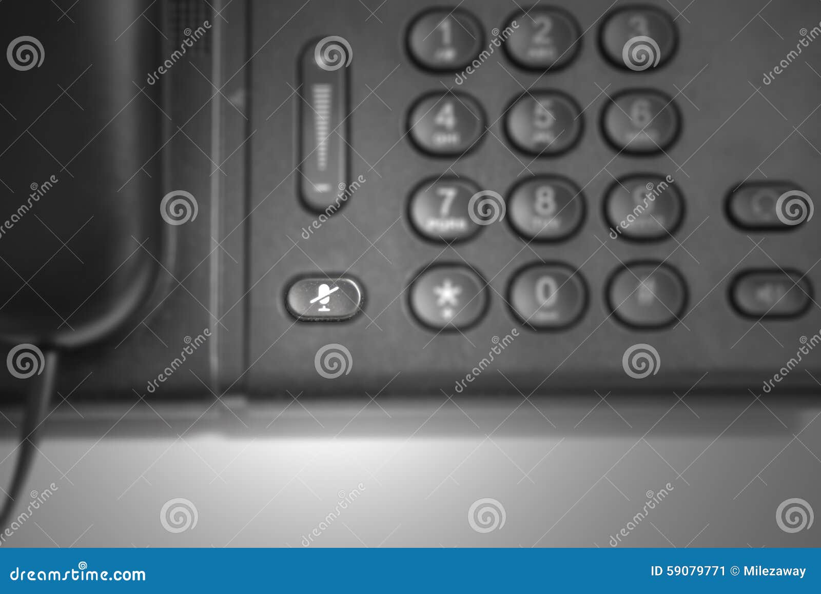 Mute button on telephone stock image. Image of design 59079771