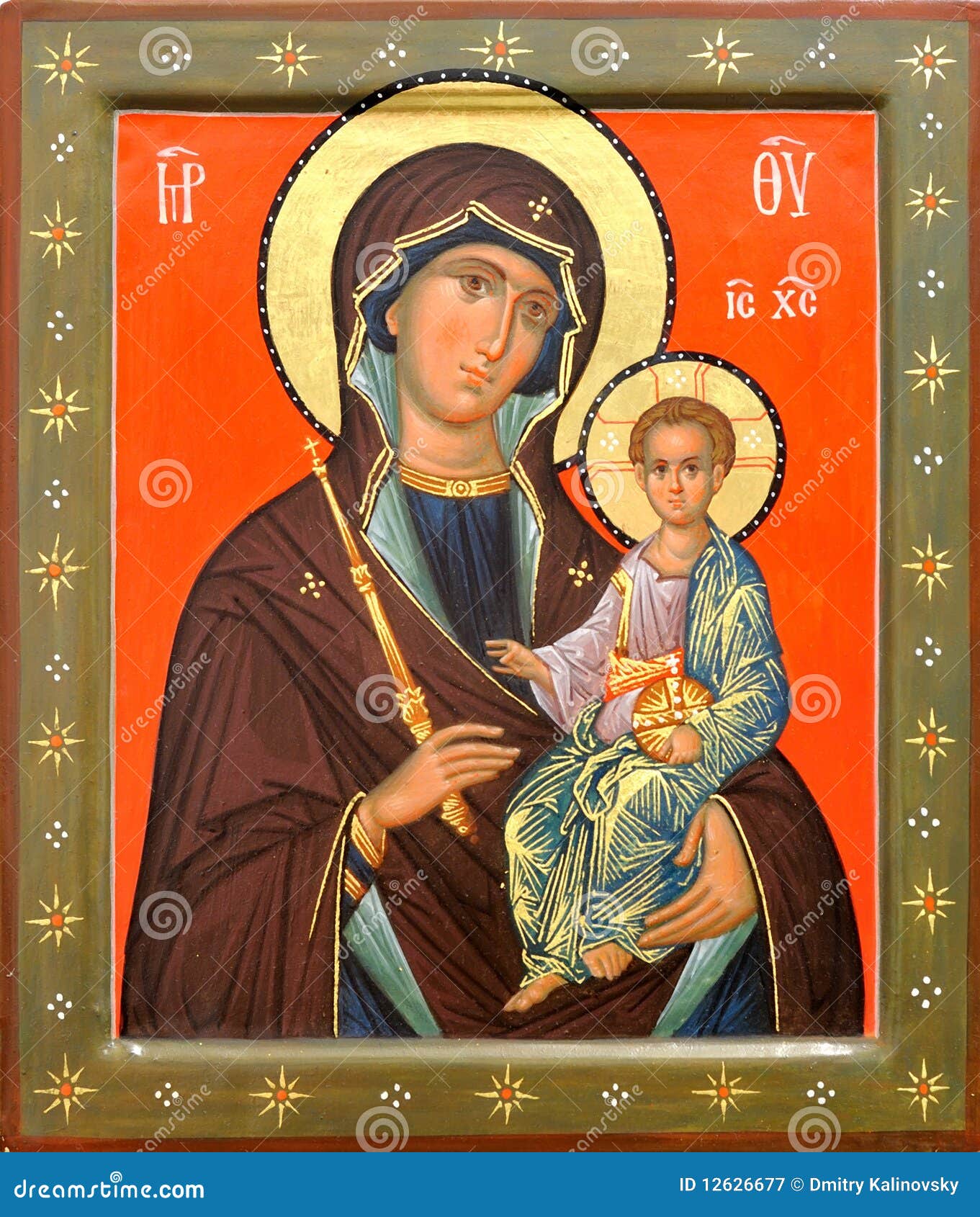 Mutter Des Gott-Jesus Christus Stockbild - Bild von gott