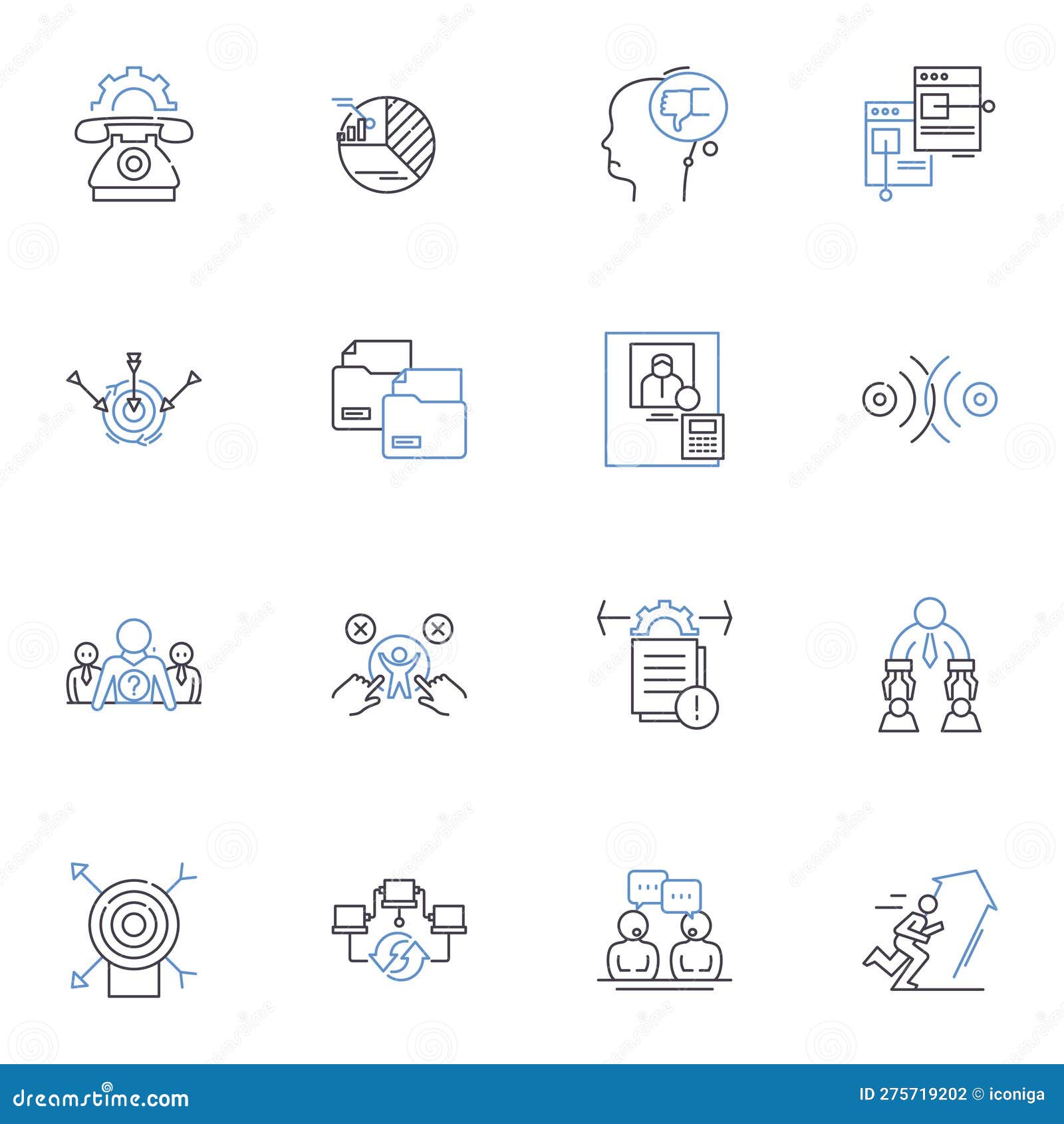 mutual acquaintances line icons collection. connections, acquaintances, friends, nerks, relationships, circles