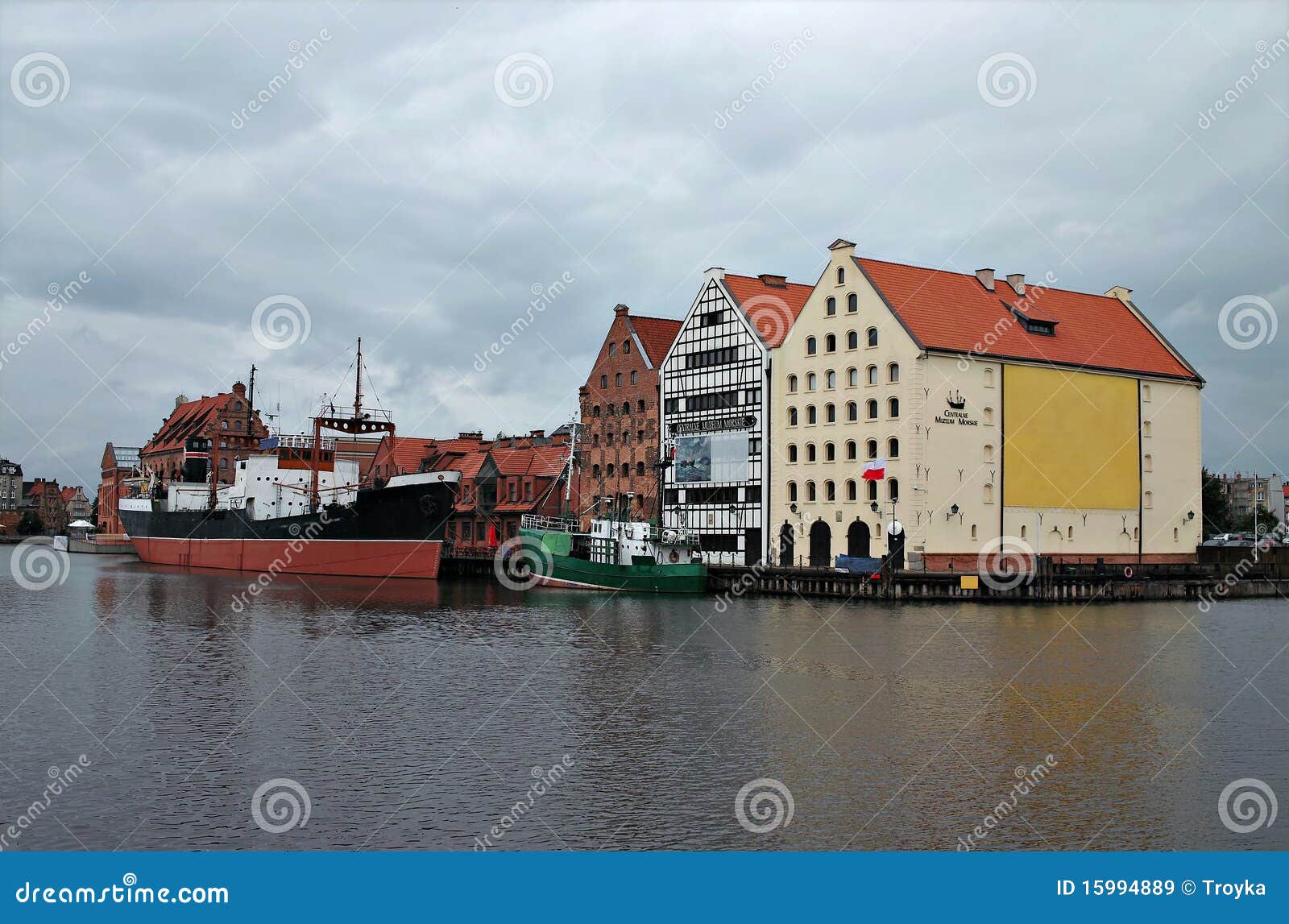 Muzealny Gdansk morze Poland. Baltic morze środkowy muzealny Gdansk Poland