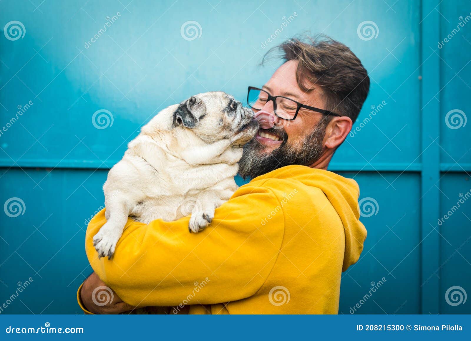 My Best Friend Dog Concept with Funny Scene Adult Man with Beard and Pug Dog Kissing Him on the Face - People and Animals Have Fun Stock Photo - Image of owner, My Best Friend Dog Concept with Funny Scene Adult Man with Beard and Pug Dog Kissing Him on the Face - People and Animals Have Fun Stock Photo - Image of owner,