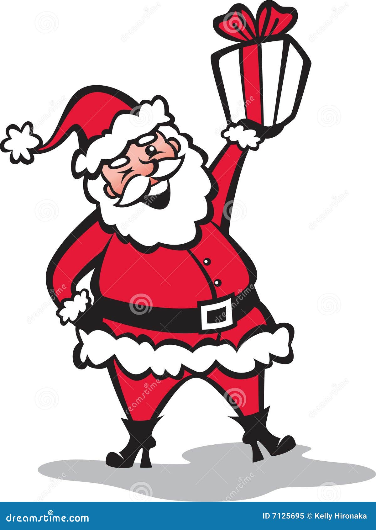 My Christmas Gift for You stock vector. Illustration of beard 7125695