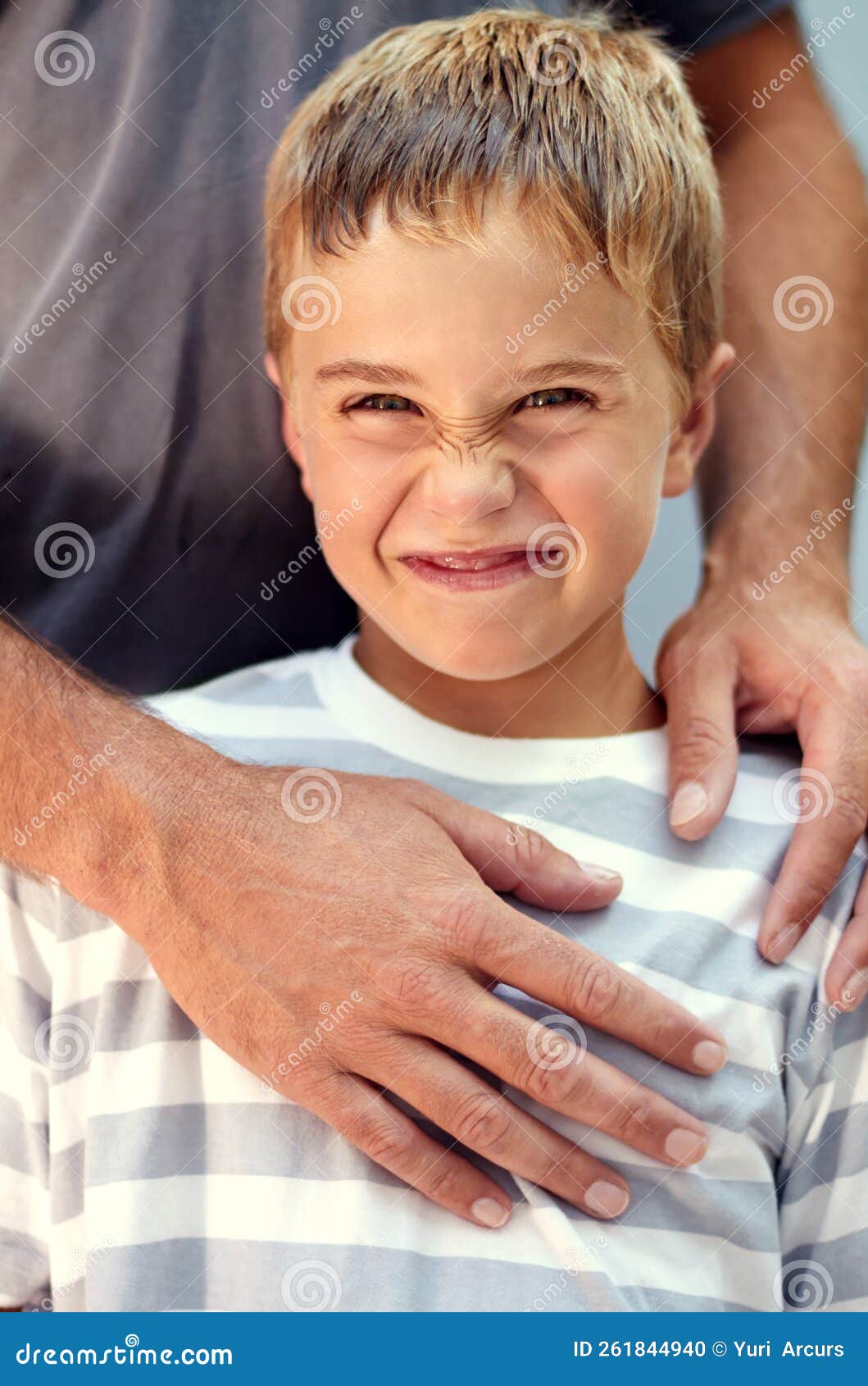 My Dads the Best. a Father and Son Spending Quality Time Together