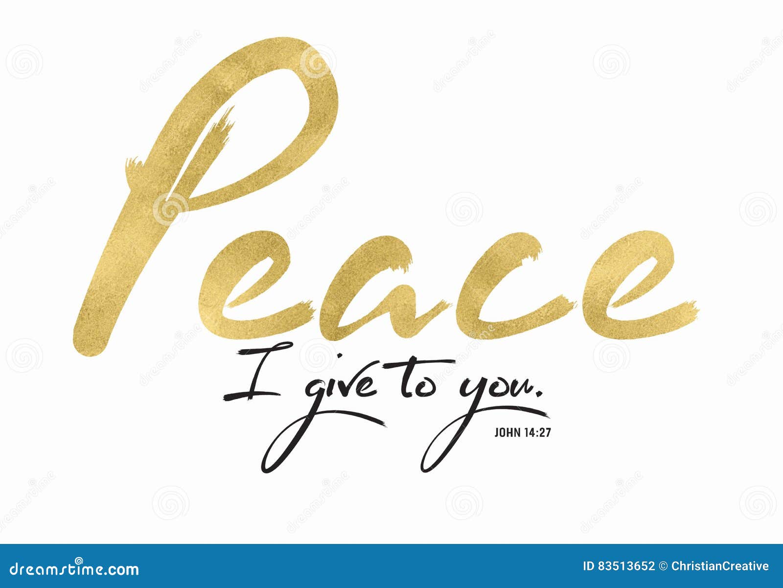 my peace i give to you
