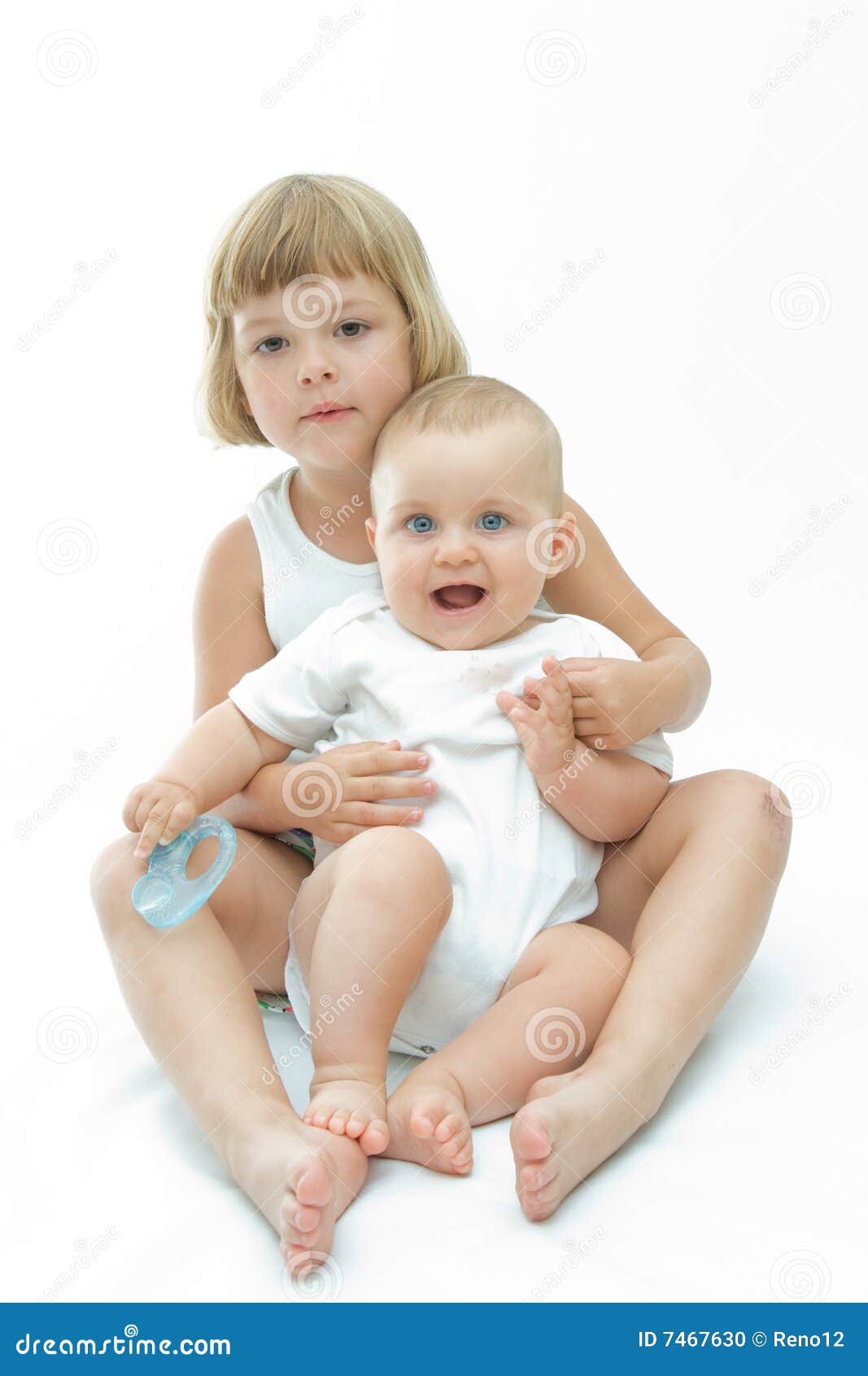 My sister and me stock photo. Image of brothers, cute - 7467630
