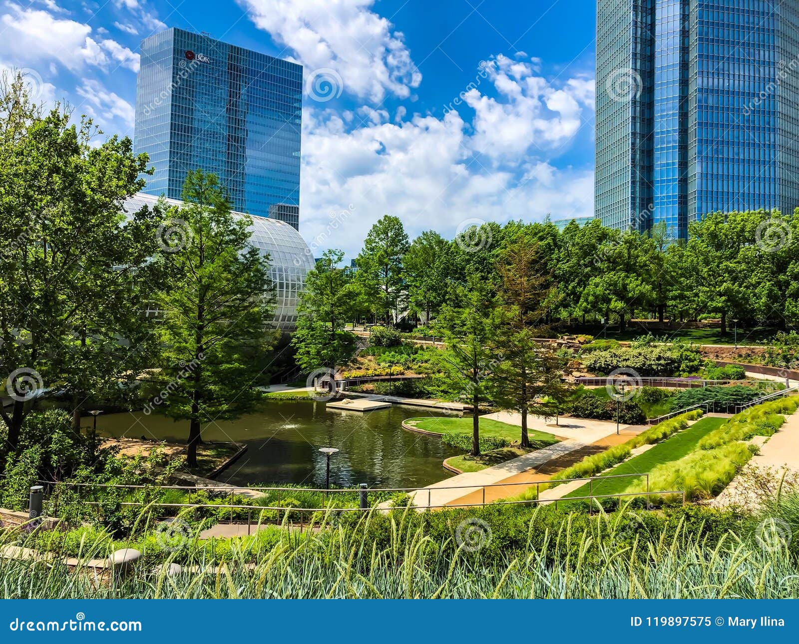 Myriad Botanical Garden Okc Editorial Image Image Of Botanical