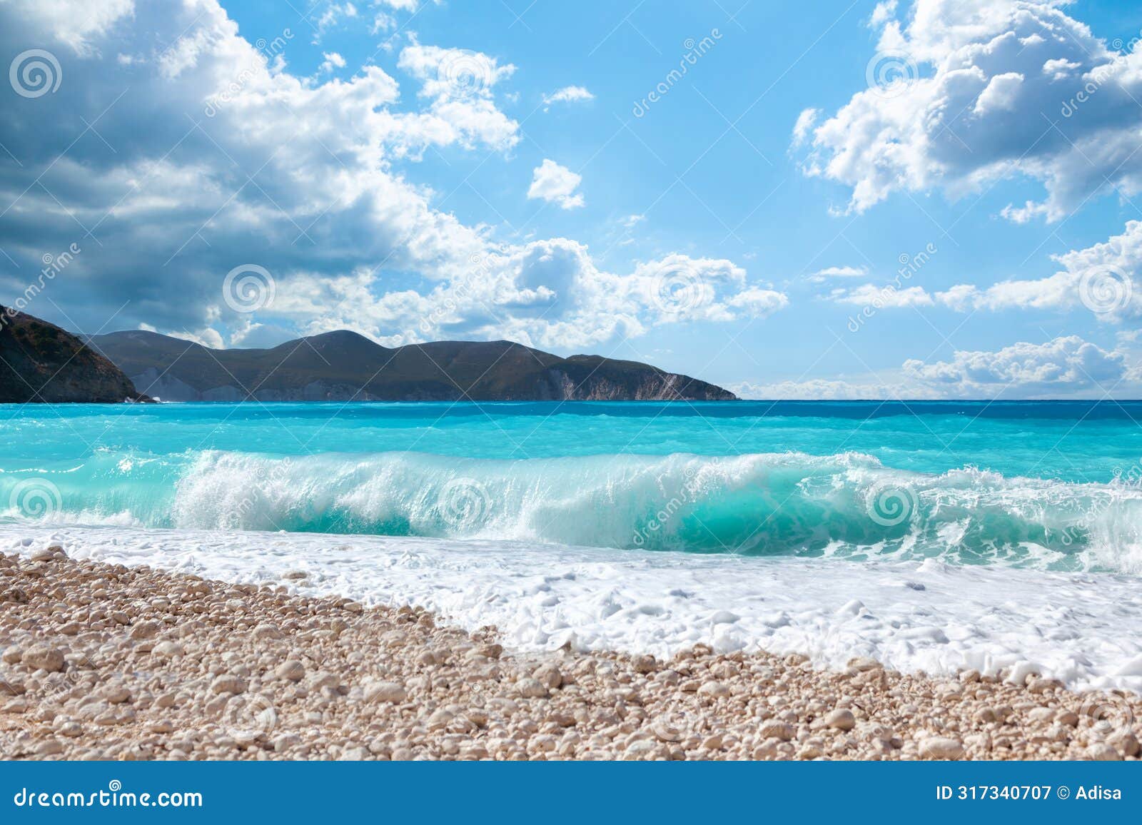 myrtos beach, kefalonia, greece