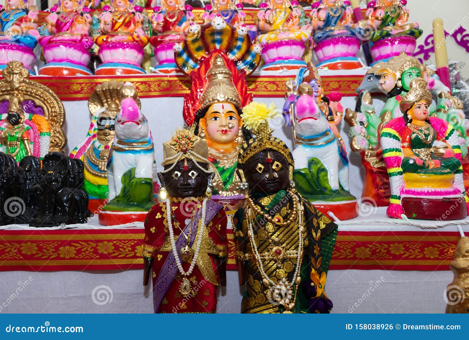 Mysore Ambari Dasara Pattada Gombe Stock Photo - Image of colorful ...