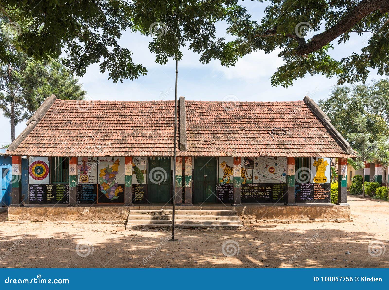 School Building On A Farm Between Warden And Vrede Editorial Image school-building-on-a-farm-between-warden-and-vrede-editorial-image