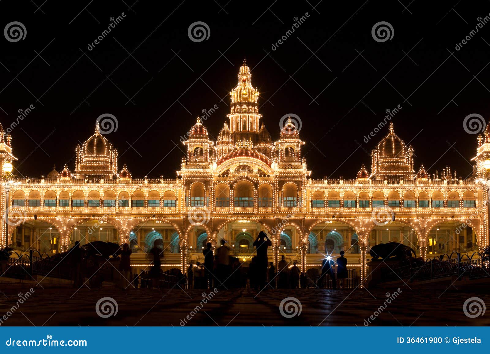 mysore palace lights