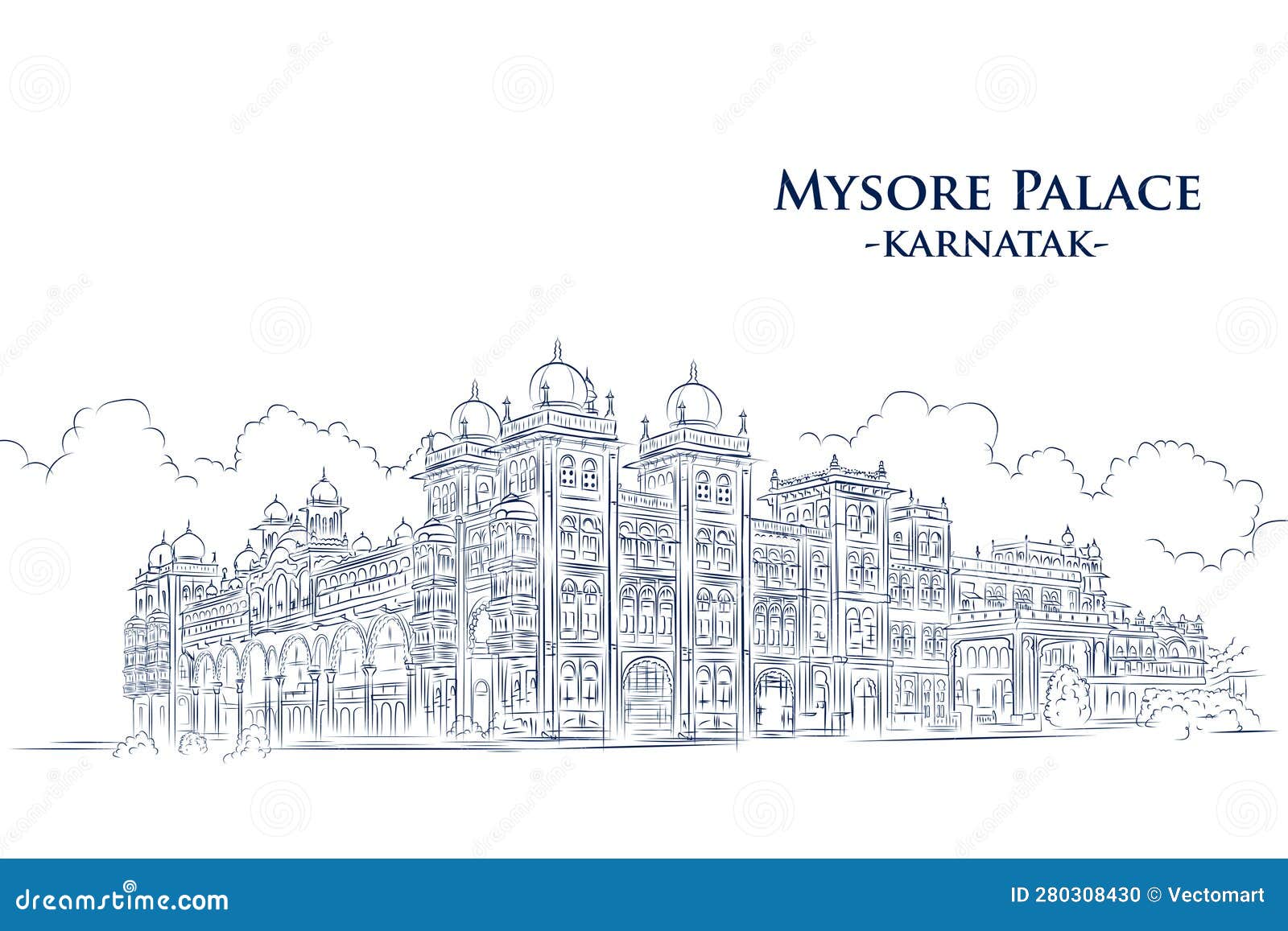 mysore palace of the state of karnataka, india