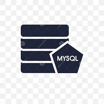 Mysql Transparent Icon. Mysql Symbol Design from Programming Col Stock ...