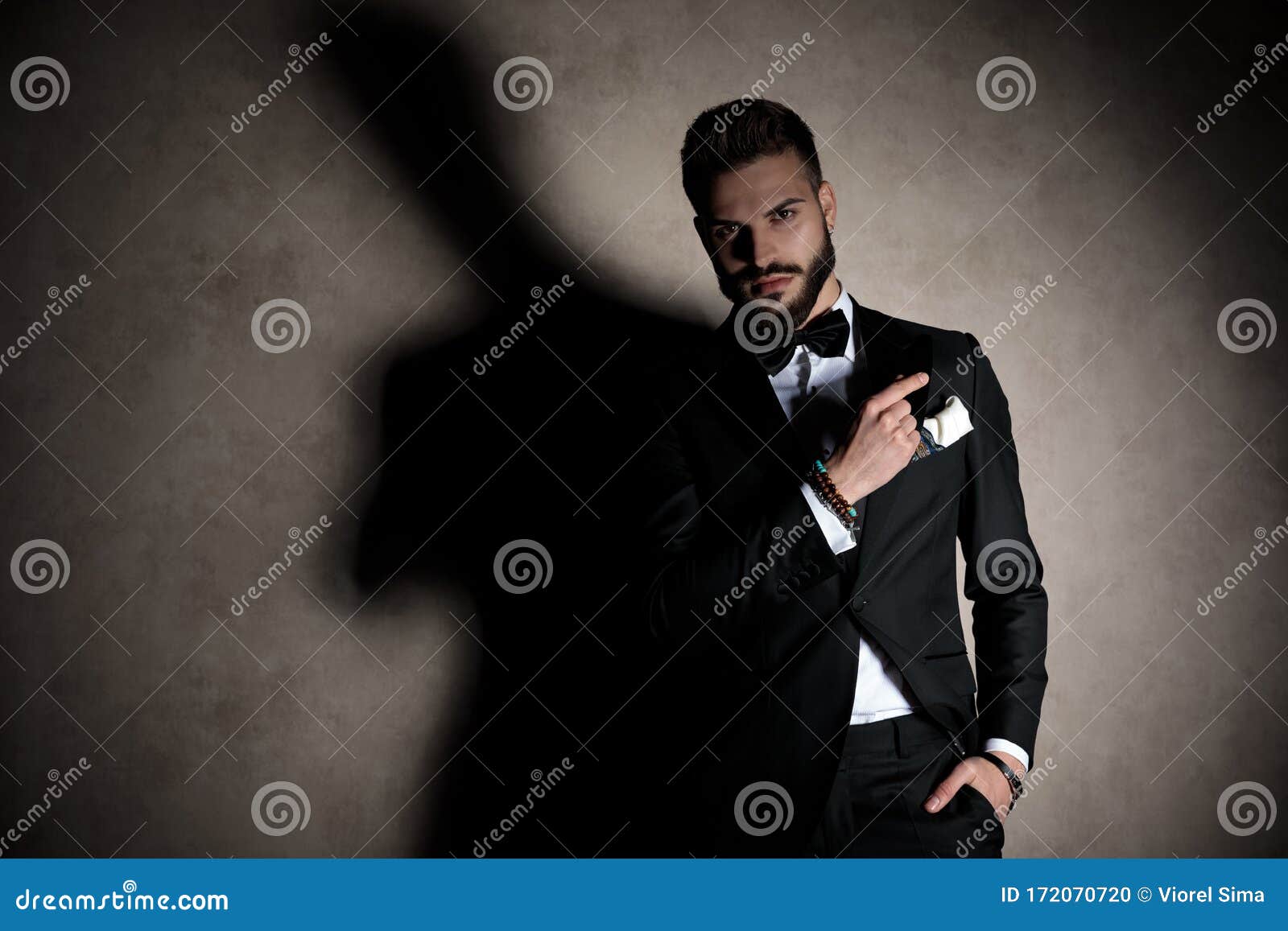 Mysterious Groom Snapping His Fingers Stock Photo - Image of smiling ...