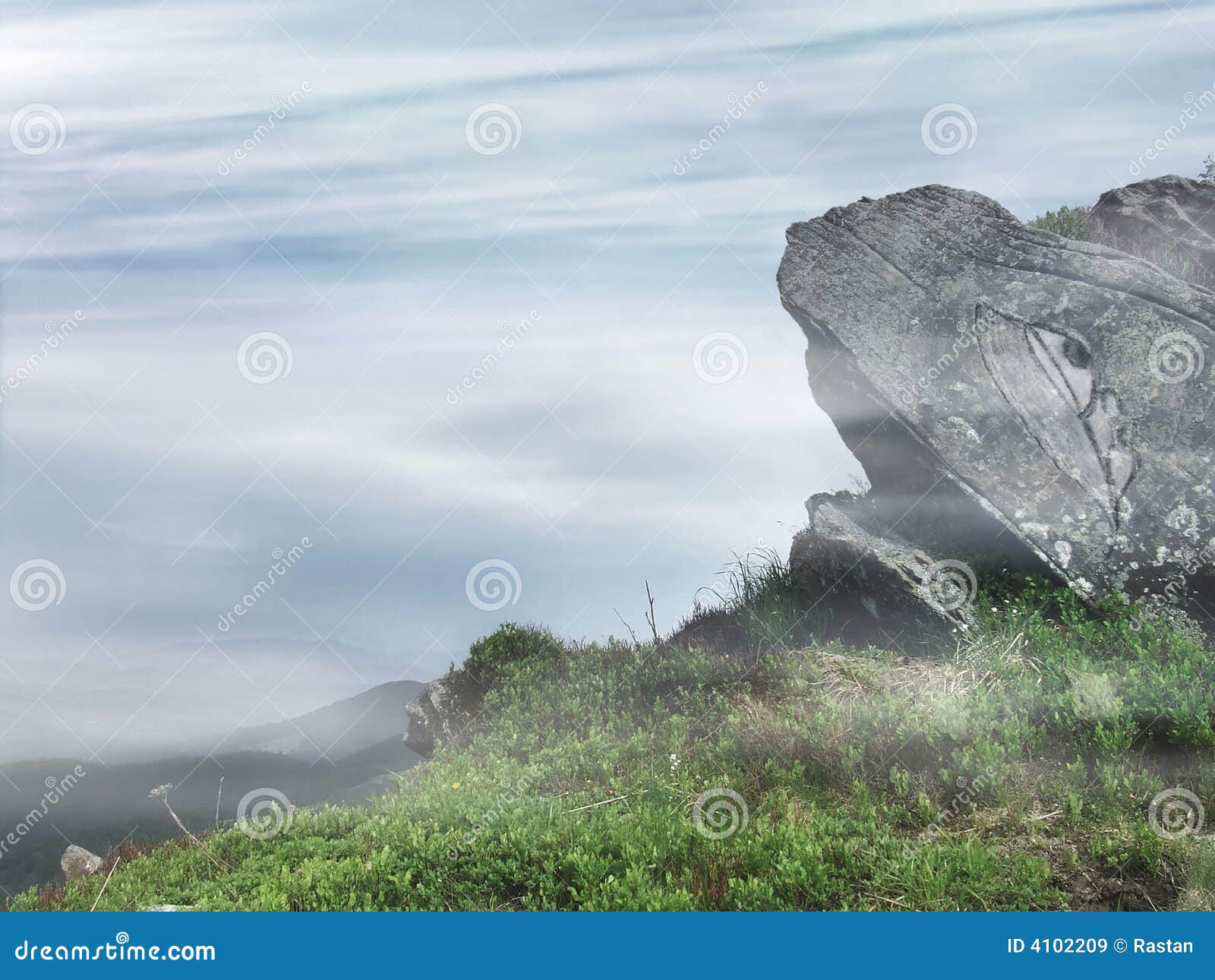 Mysterious stone stock image. Image of natural, landscape - 4102209