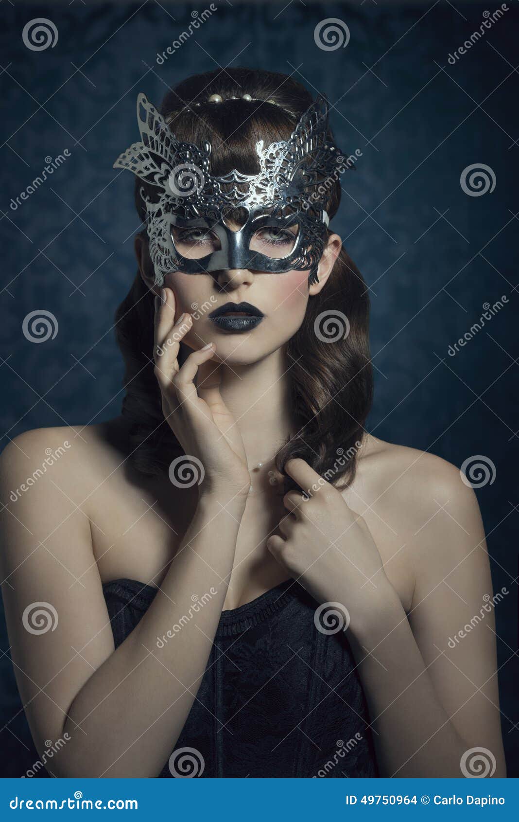 Mysterious Woman Stock Photo - Image: 49750964