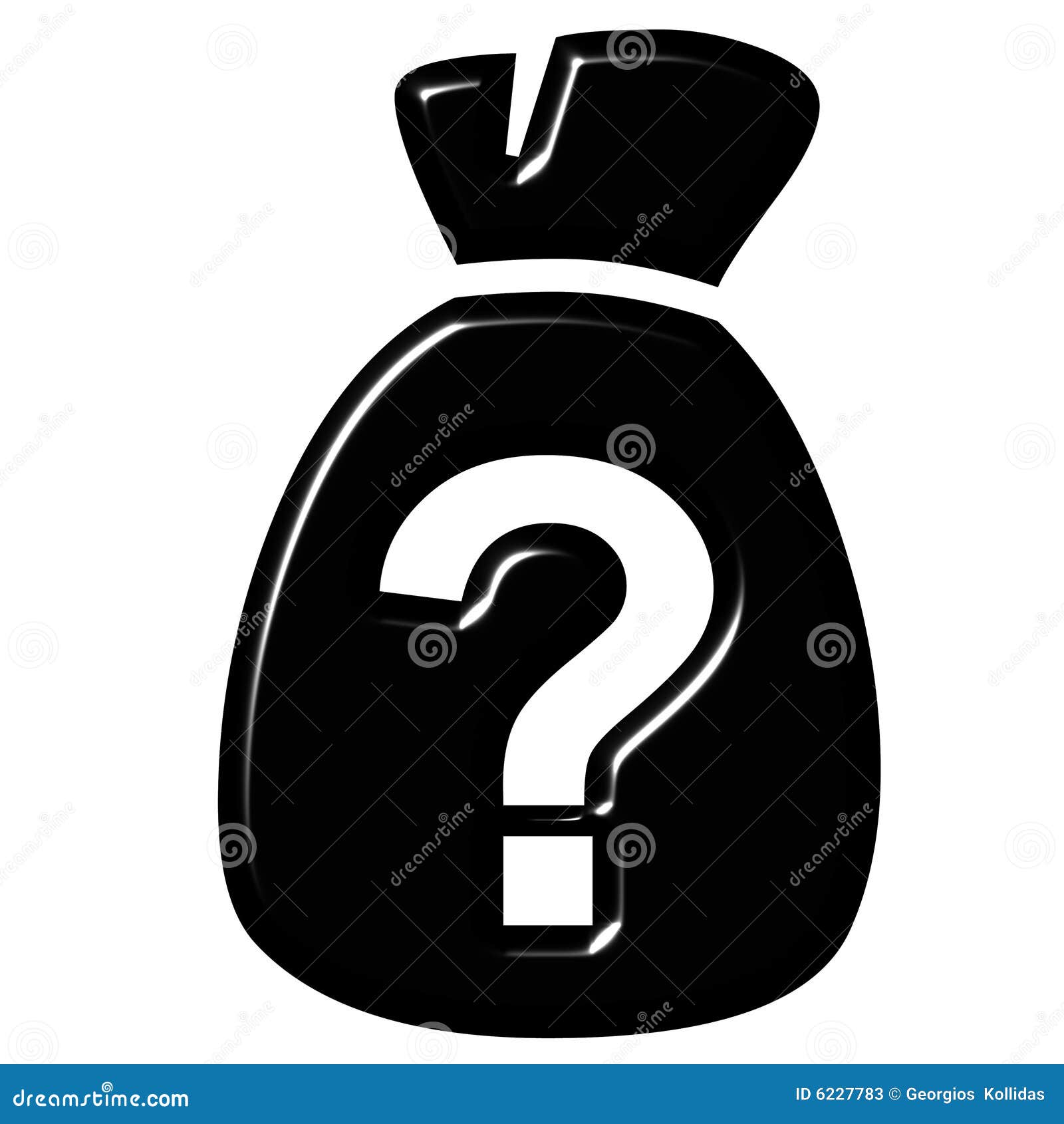 Mystery Sack stock illustration. Illustration of suprise 6227783