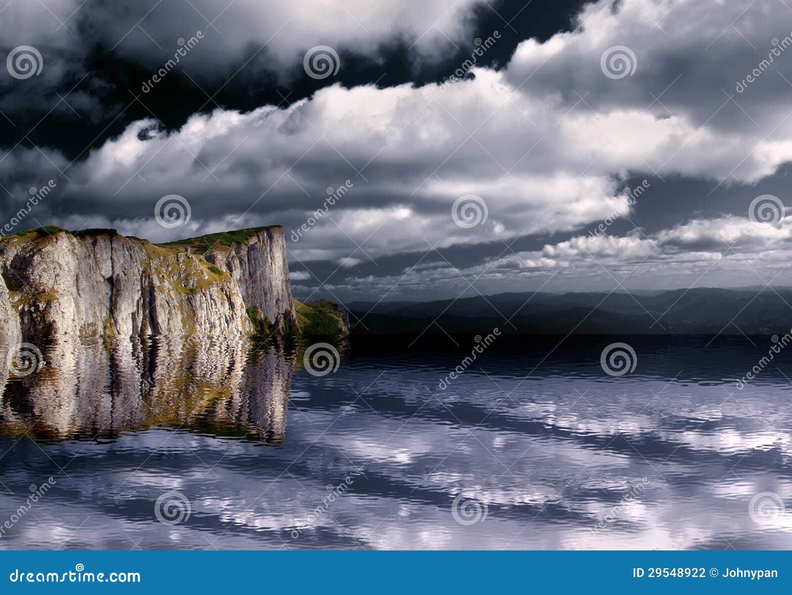 Mystic mountain landscape stock photo. Image of panorama 29548922