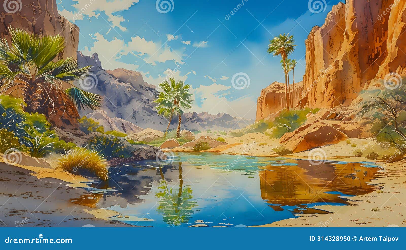 mystical desert hideaway: oasis delight./n