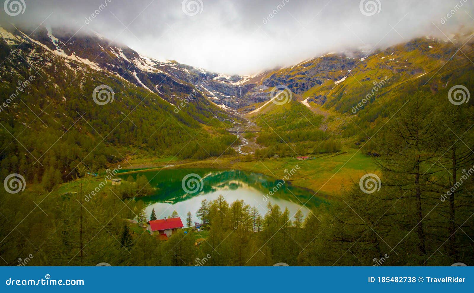 Mystical and Marvelous View of the in Alps Valley between Mountains and Green Trees Photo Image of marvelous, outdoor: 185482738