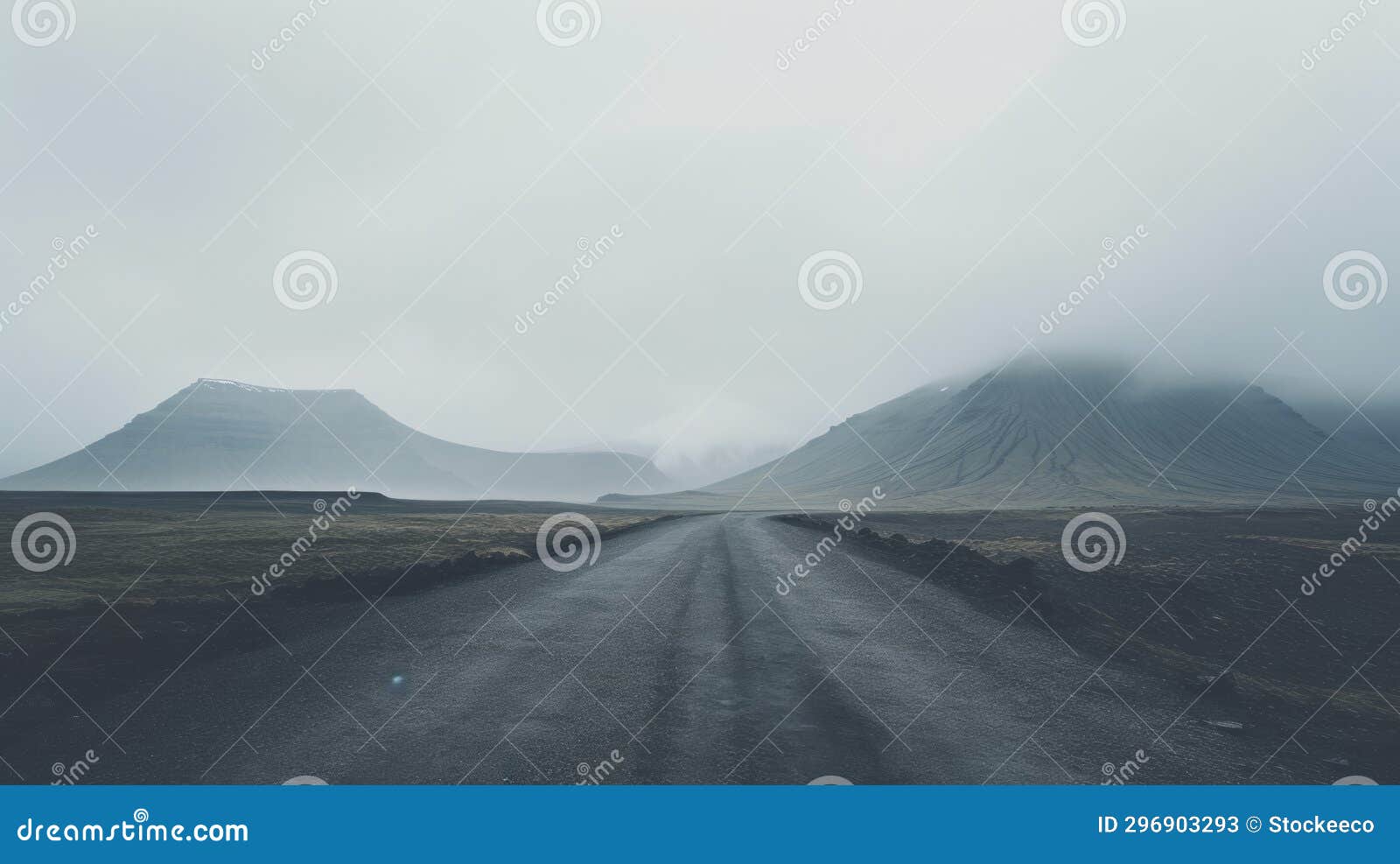 mystical road through foggy iceland: lo-fi aesthetics and spectacular backdrops