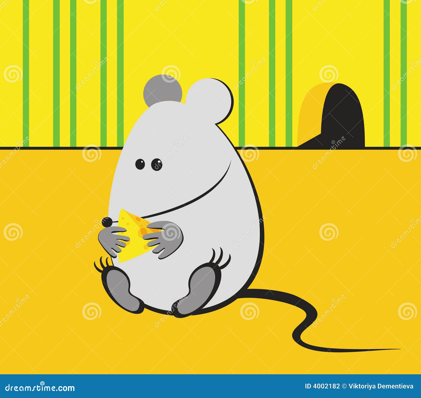 Ser gorged ilustracyjny reprezentować myszy, gruby