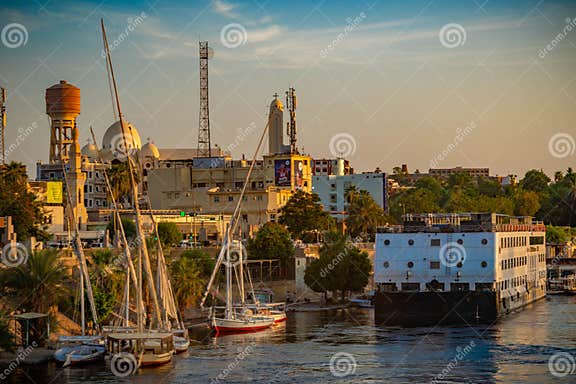 Mythical River Of The Country Of The Pharaohs In Egypt Stock Photo mythical-river-of-the-country-of-the-pharaohs-in-egypt-stock-photo