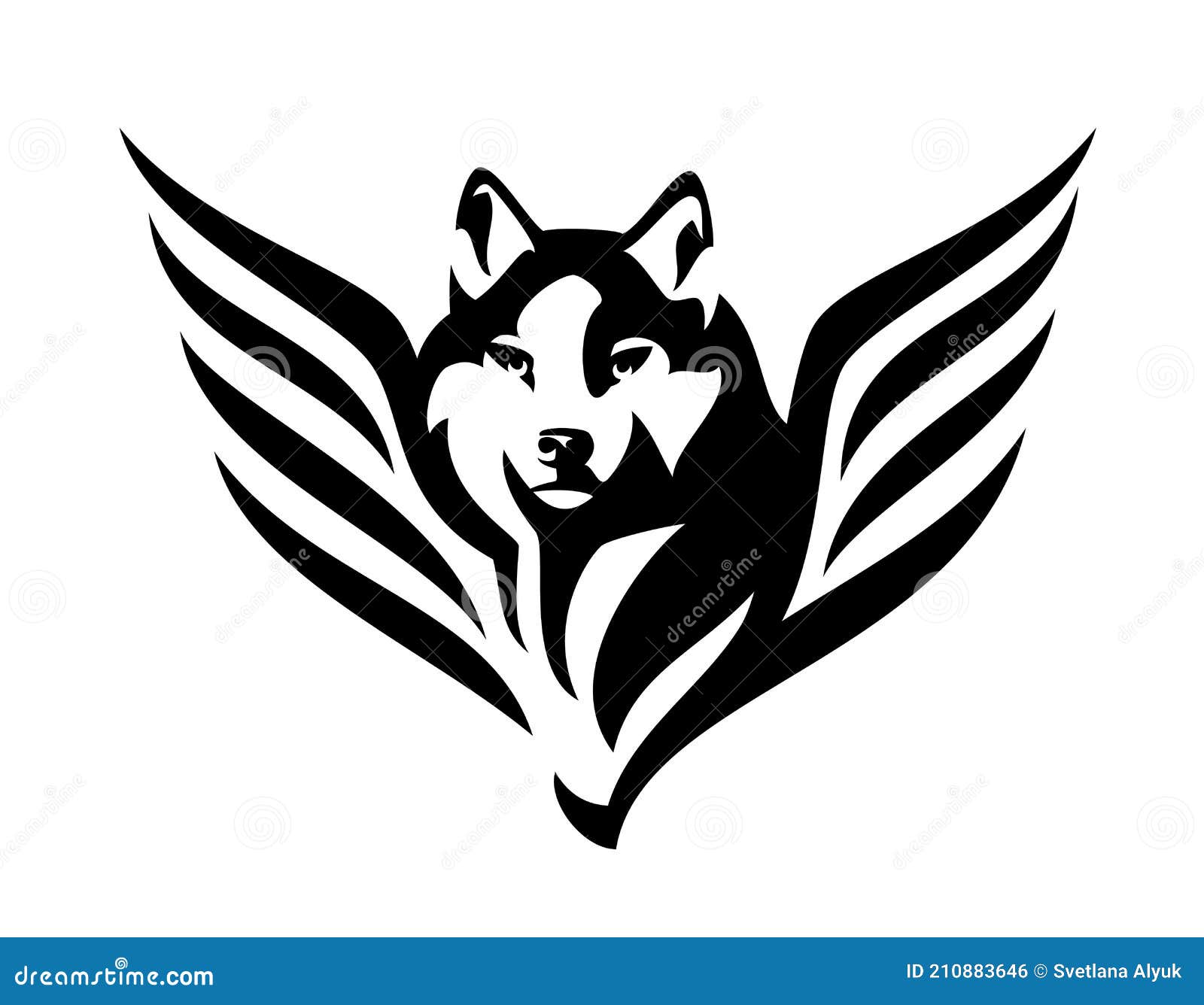 Wolf Outline Face Stock Illustrations 1 100 Wolf Outline Face Stock Illustrations Vectors Clipart Dreamstime