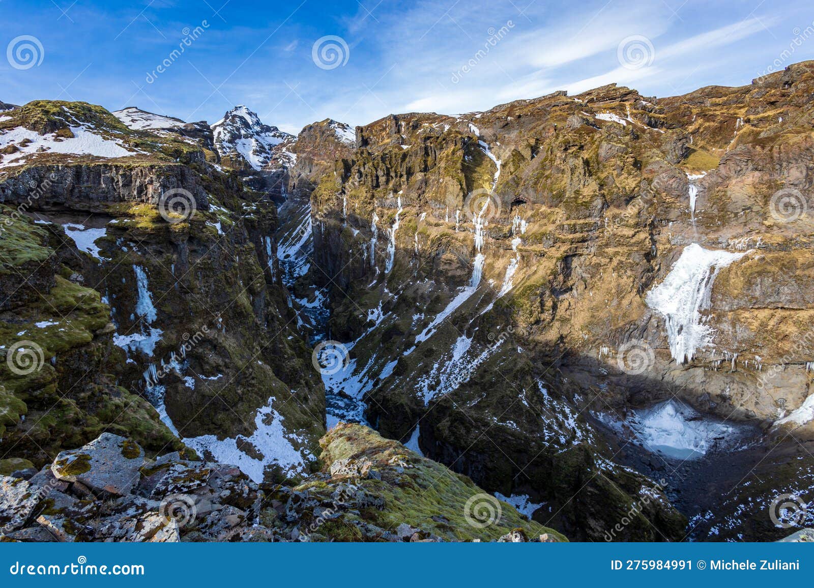 mÃÂºlagljÃÂºfur canyon in iceland