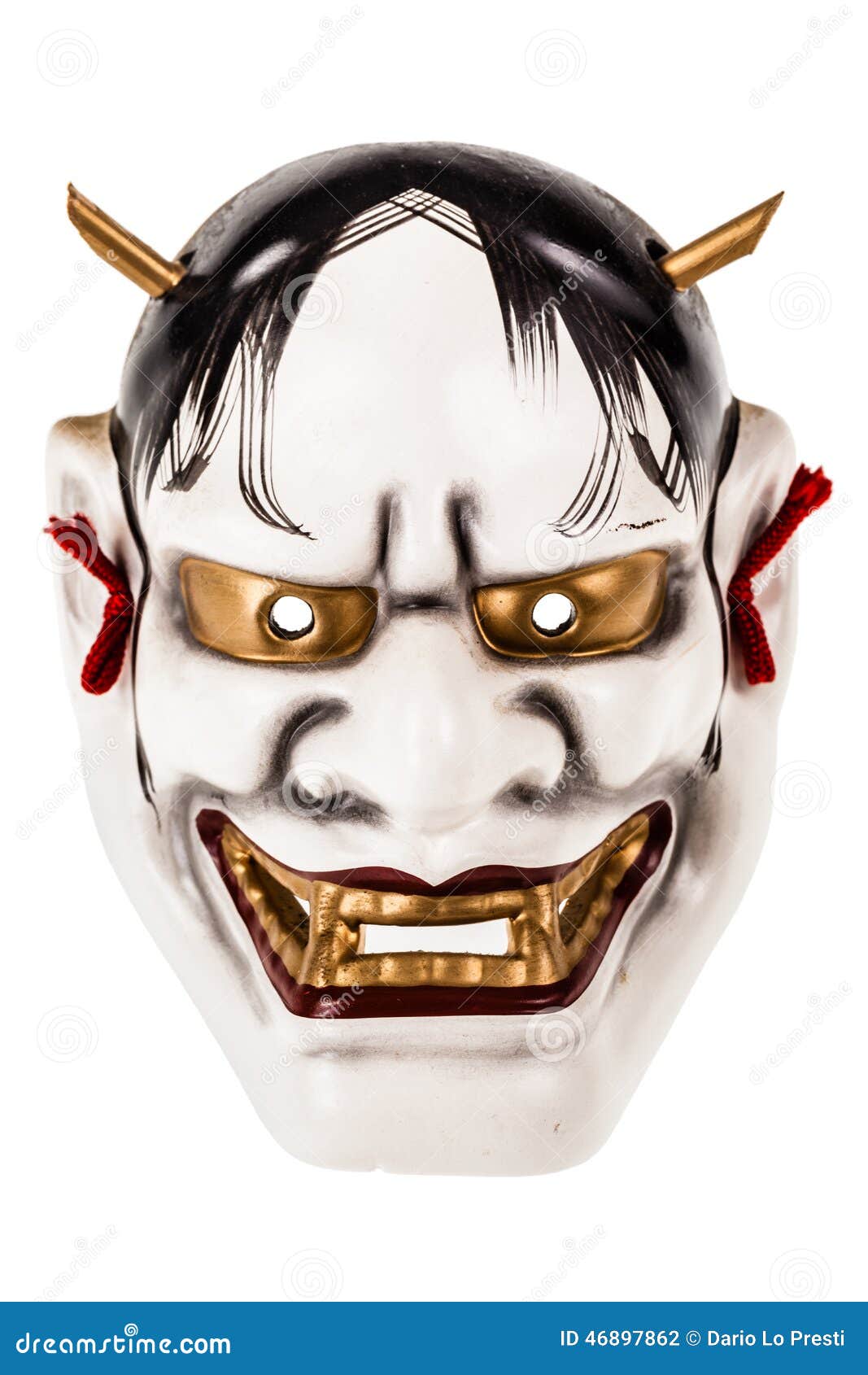 Máscara de Hannya foto de stock. Imagem de patrimônio 46897862