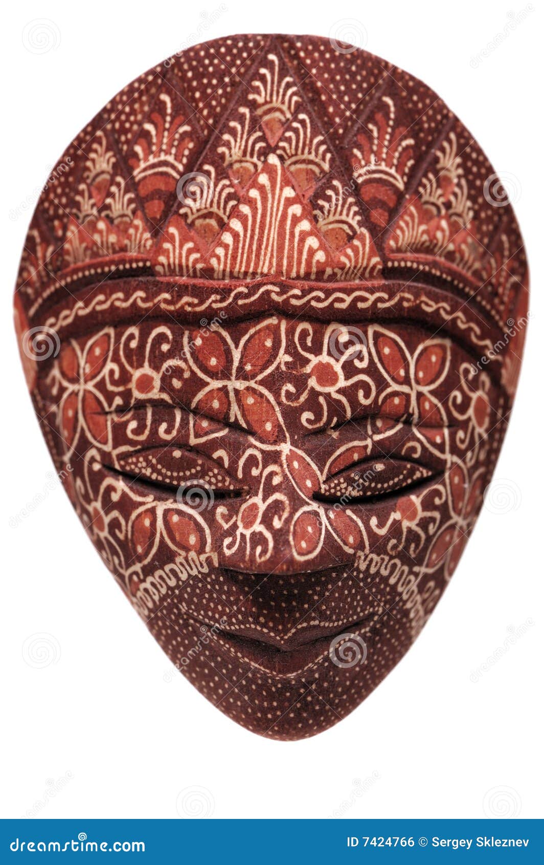 Máscara Indonesia Tradicional Foto de archivo Imagen de indonesio