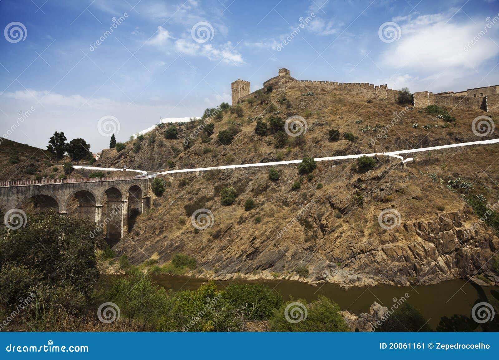 MÃ©rtola, Portugal stock image. Image of castle, medieval 20061161