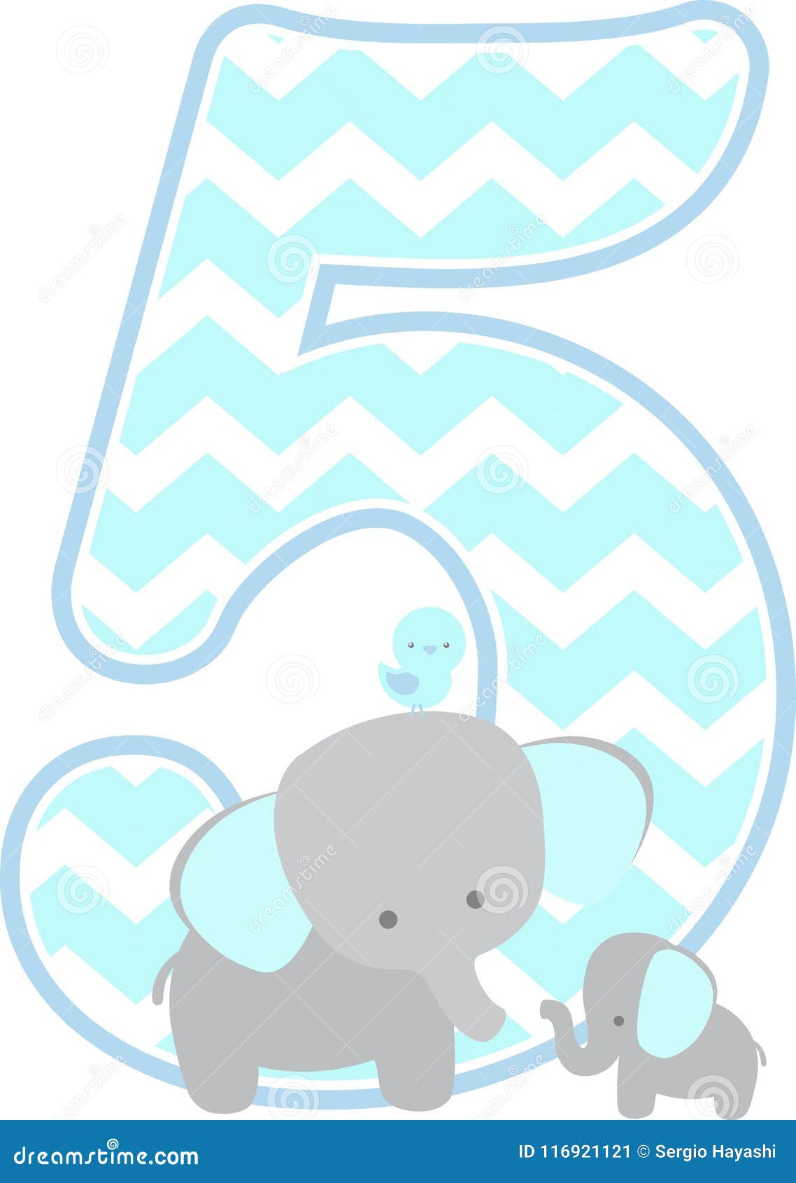 Número 4 Com Elefante Bonito E O Elefante Pequeno Do Bebê Ilustração do  Vetor - Ilustração de elefante, fonte: 116921141