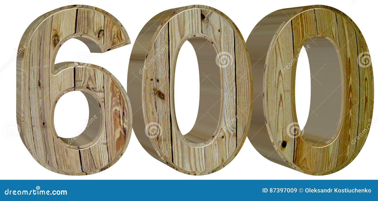 Número 600 Seisciento Aislados En El Fondo Blanco Rende 3d Stock de Número 600 Seisciento Aislados En El Fondo Blanco Rende 3d Stock de