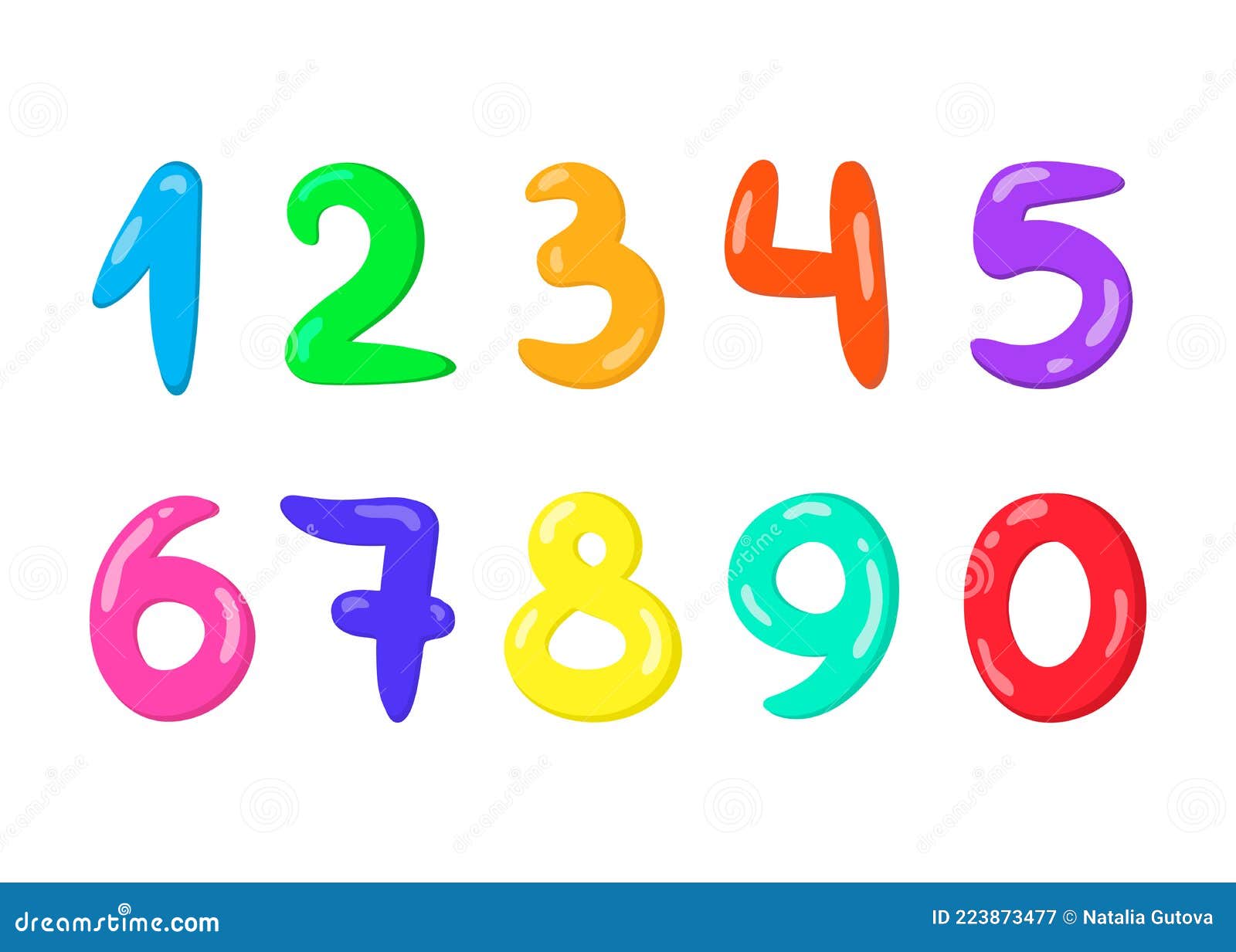 Números De Colores Vivos Para Niños En Un Estilo De Dibujos Animados. Números Matemáticos Para La Escuela. Ilustración del Vector - Ilustración de cuatro, vector: 223873477 Números De Colores Vivos Para Niños En Un Estilo De Dibujos Animados. Números Matemáticos Para La Escuela. Ilustración del Vector - Ilustración de cuatro, vector: 223873477