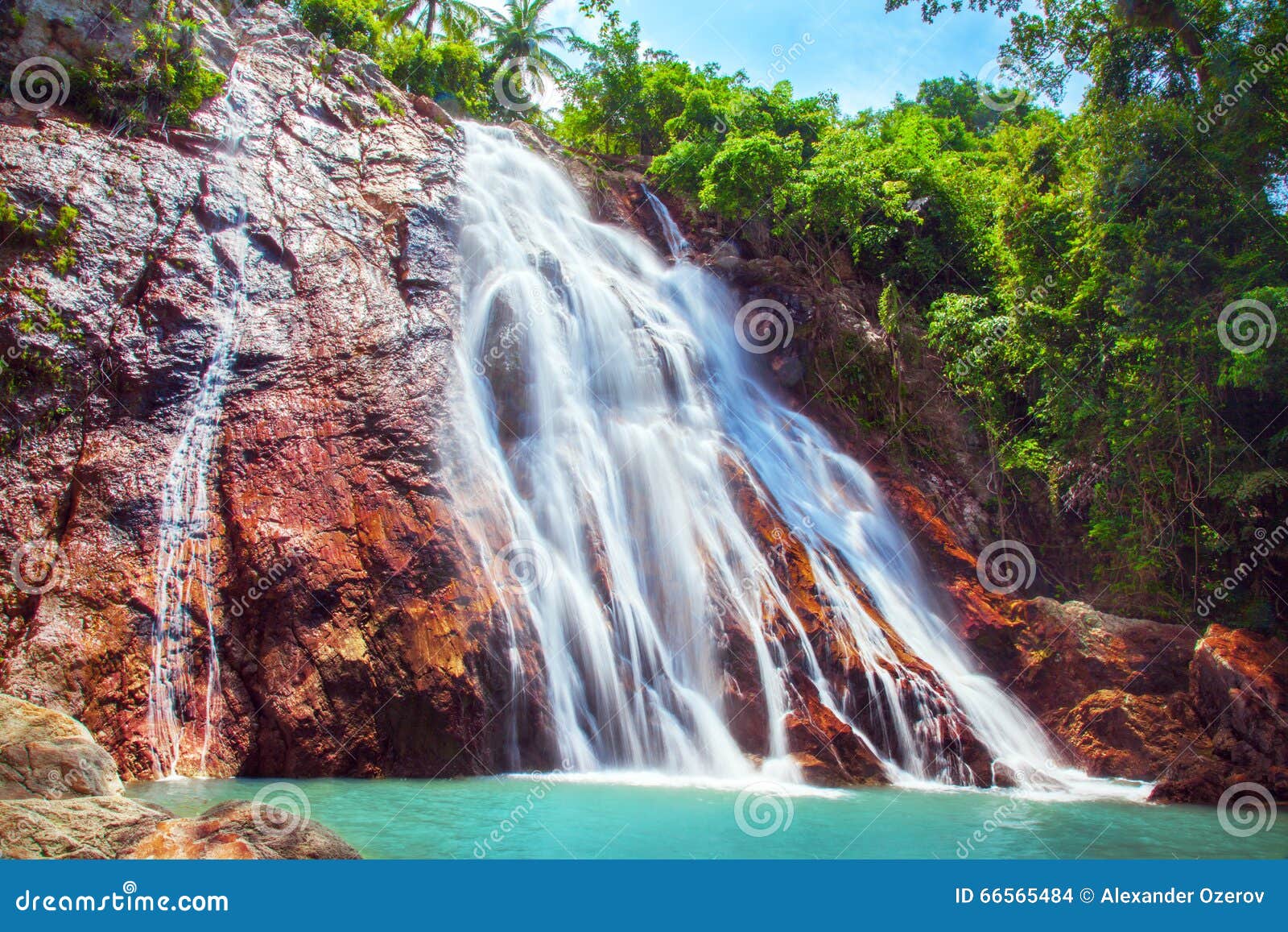 Na Muang 1 Waterfall, Koh Samui, Thailand Stock Photo Image of
