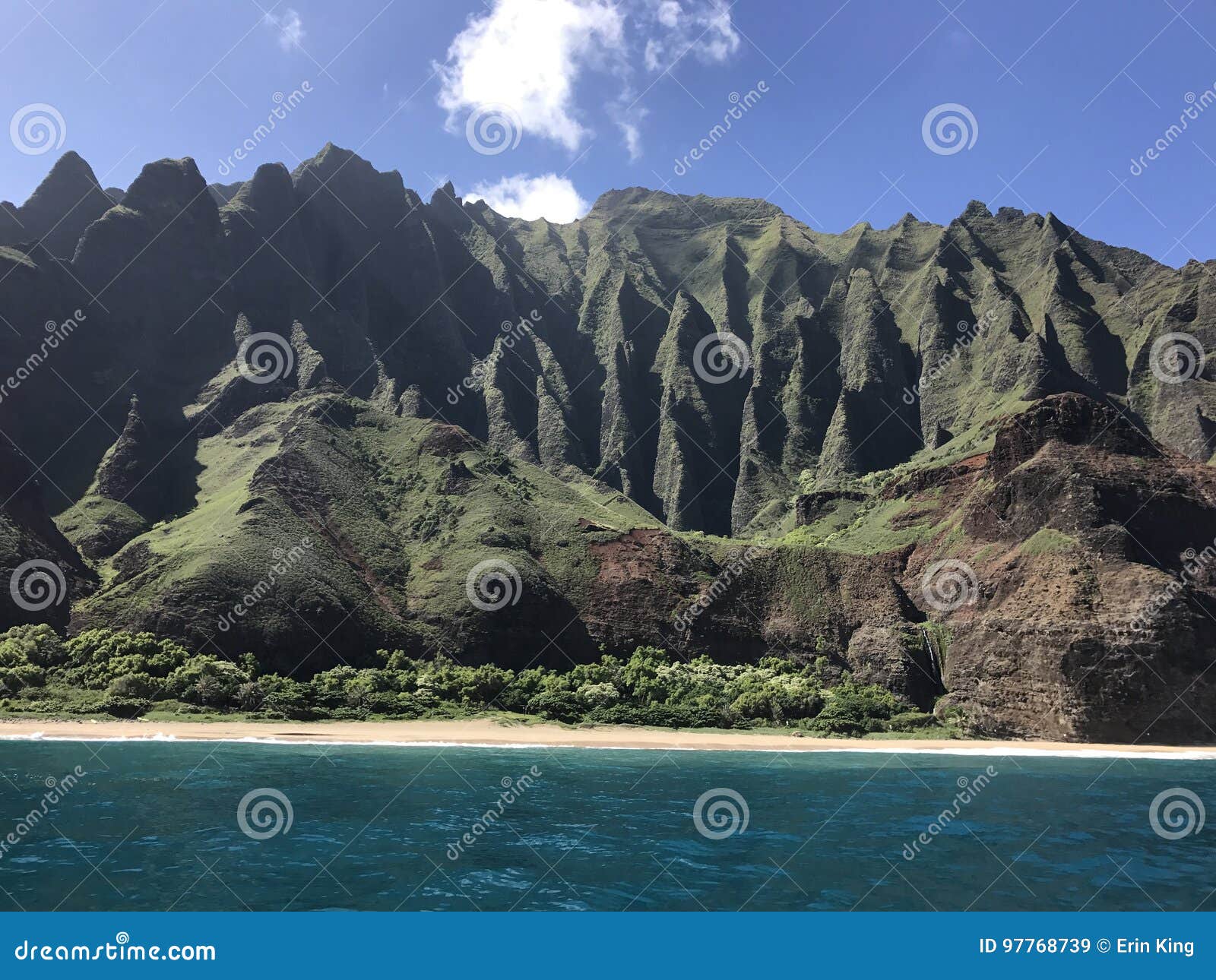 Na Pali Coast stock image. Image of coast, kauai, pali - 97768739