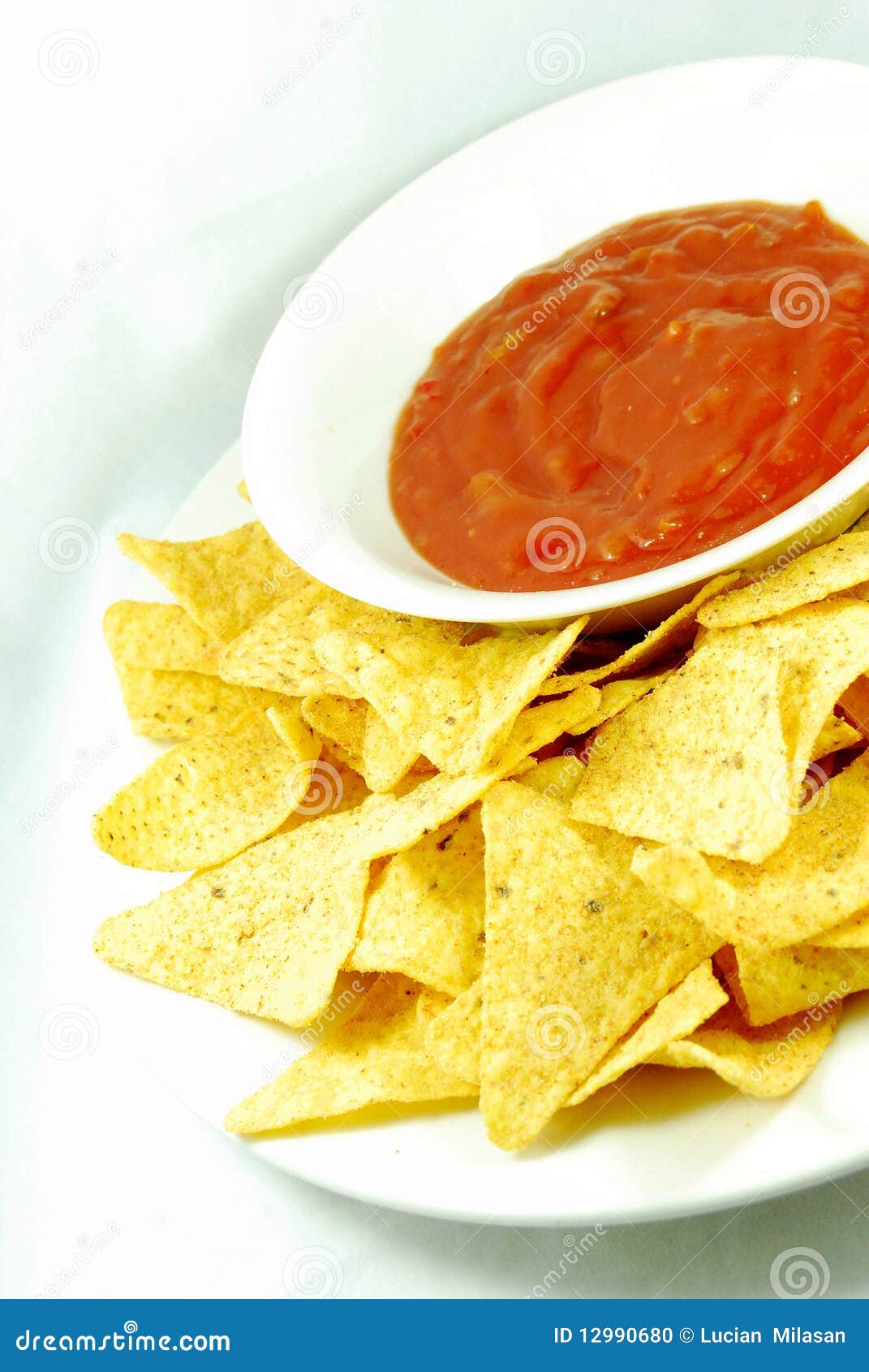 Nachos stock photo. Image of crunchy, menu, dish, plate 12990680