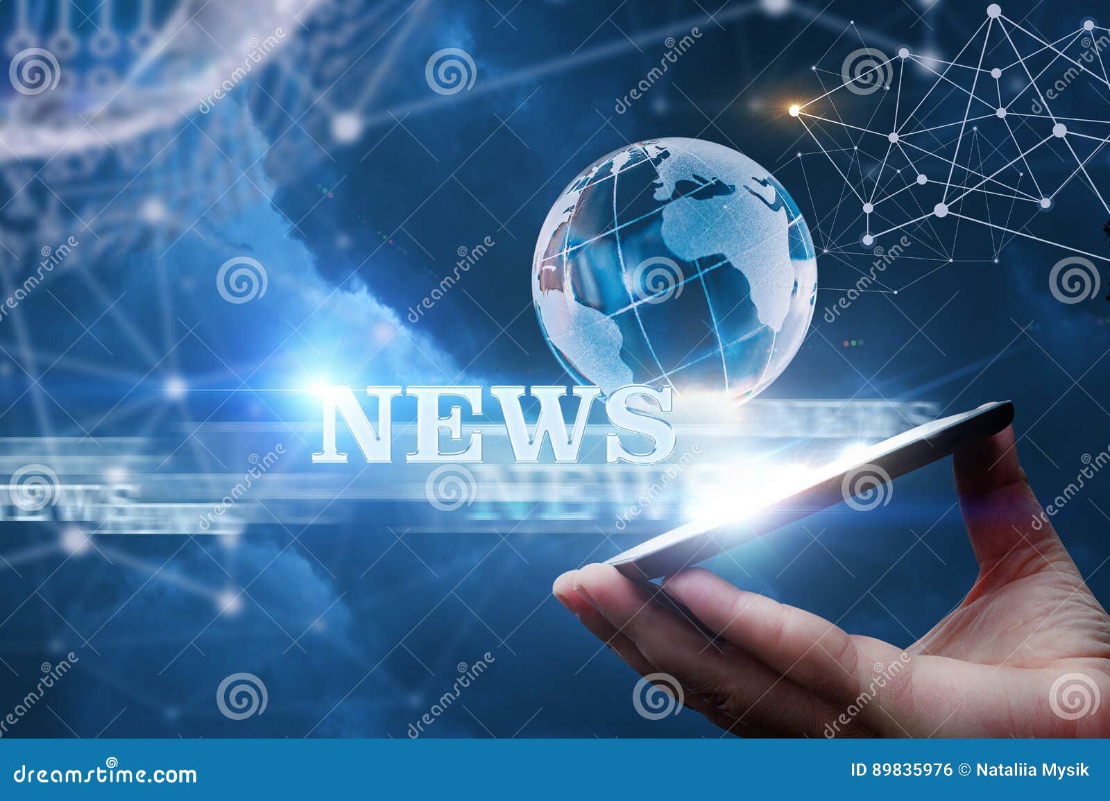 Nachrichten vom Netz von stockfoto. Bild von vorsatz 89835976